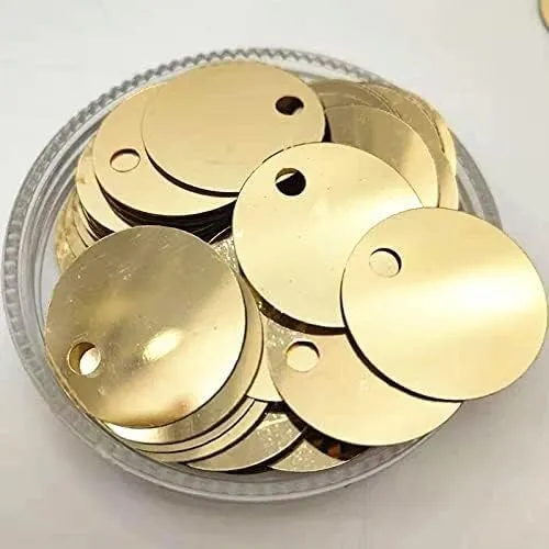 Paillettes Sciolte Oro Chiaro 20mm - 50g