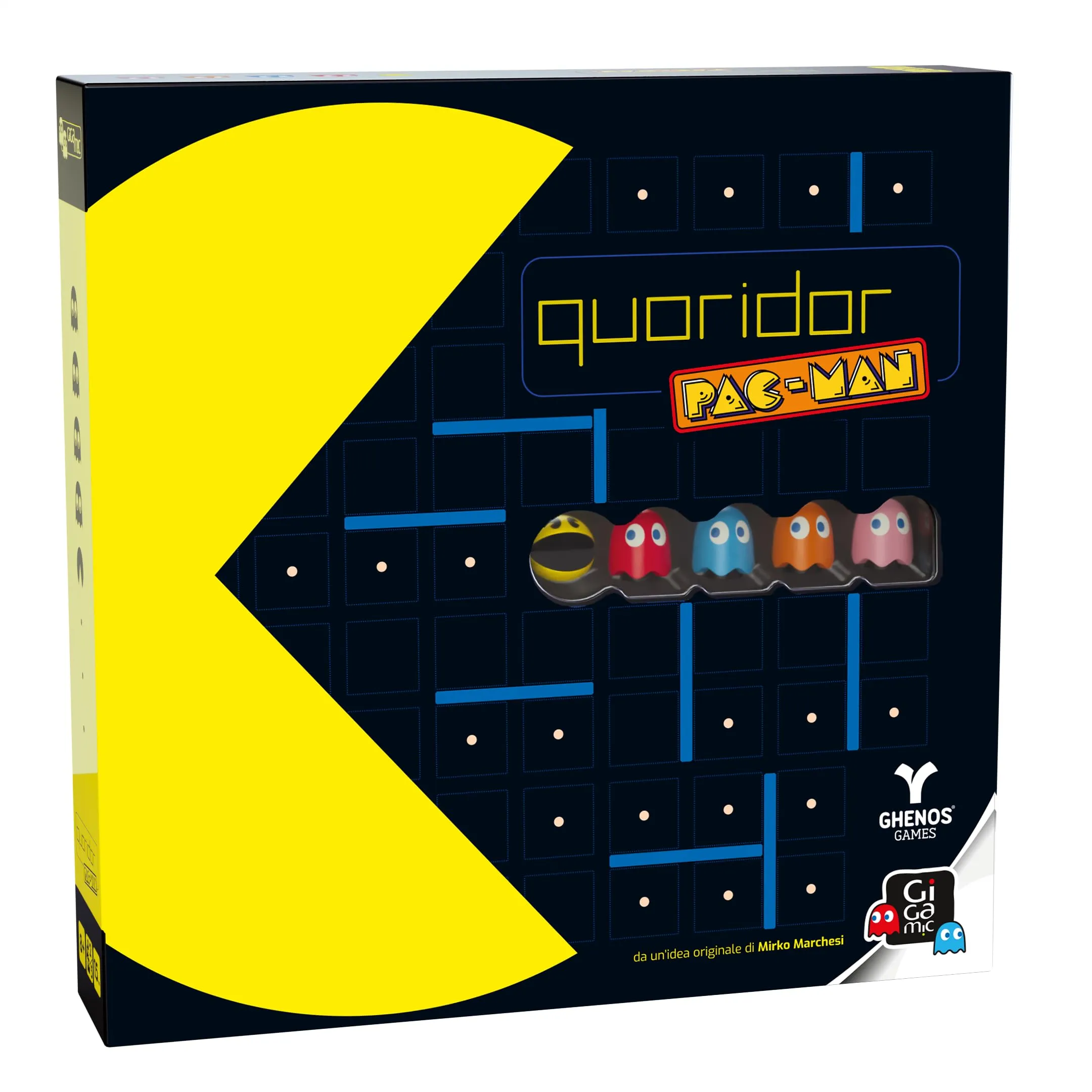 Ghenos Games Quoridor Pac-Man - Edizione Italiana - Gioco Astratto e di Strategia