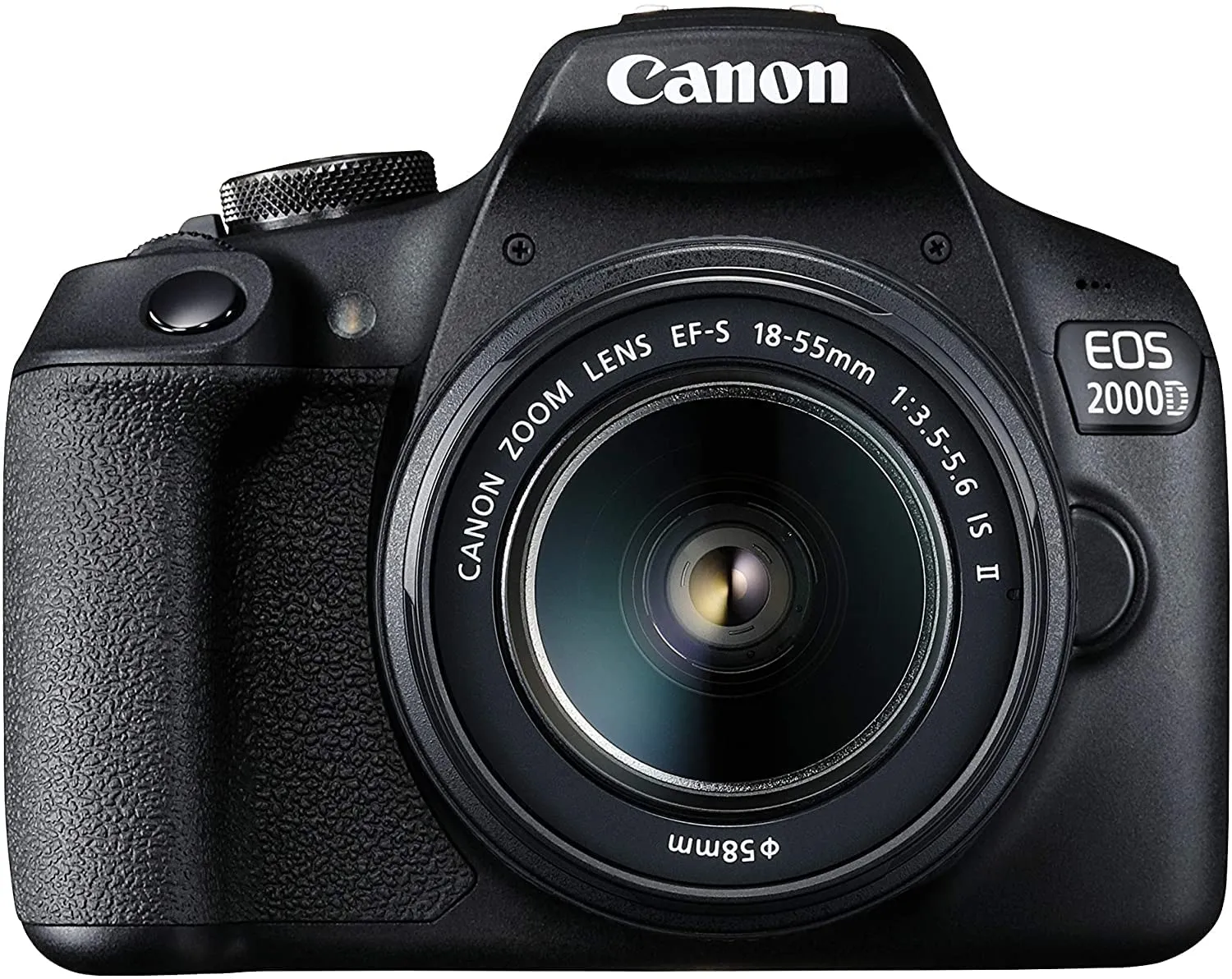 Canon EOS 2000D Kit Fotocamera Reflex Digitale con Obiettivo EF-S 18-55mm IS II + Batteria Extra