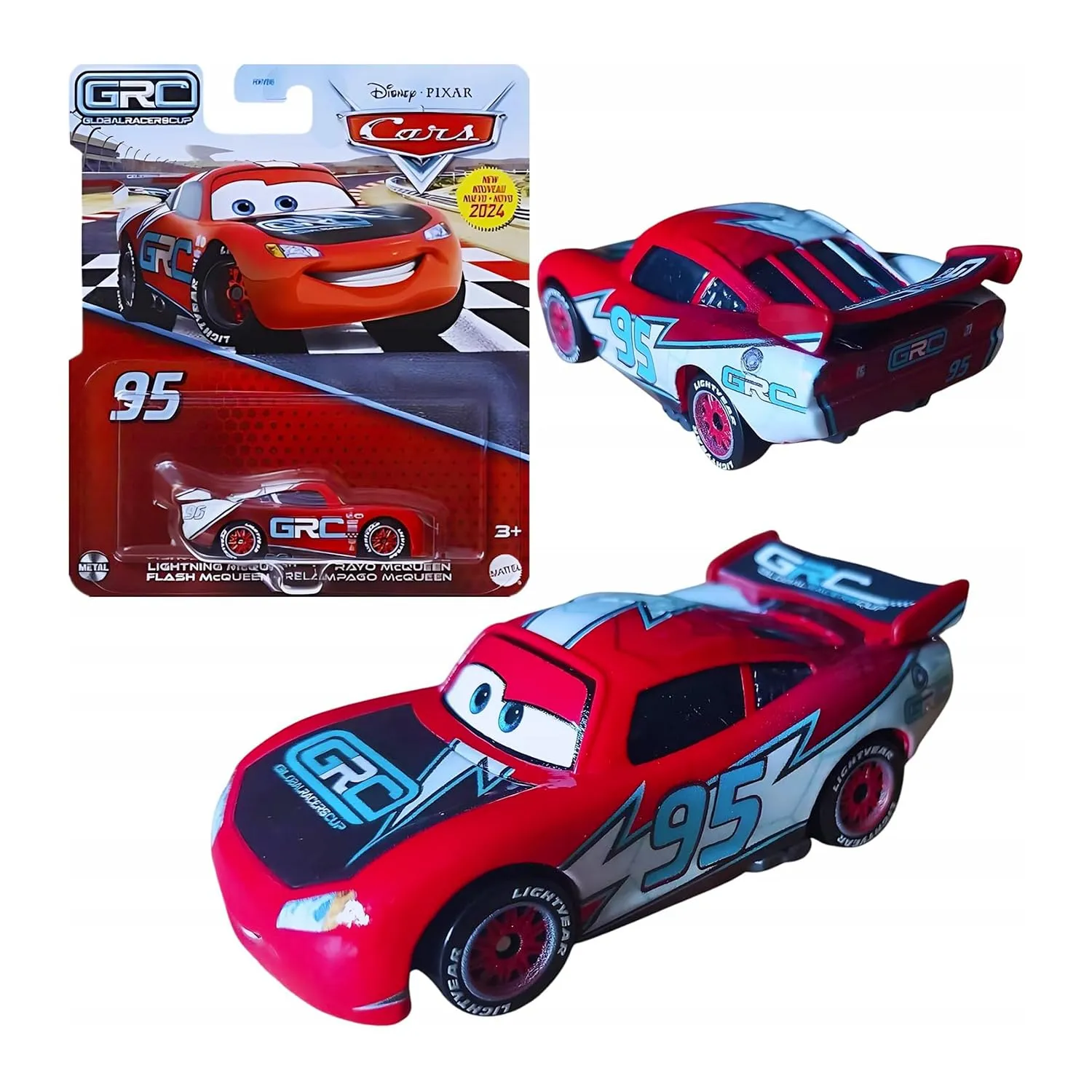 Saetta McQueen Cars - Macchinina in Metallo Scala 1:55