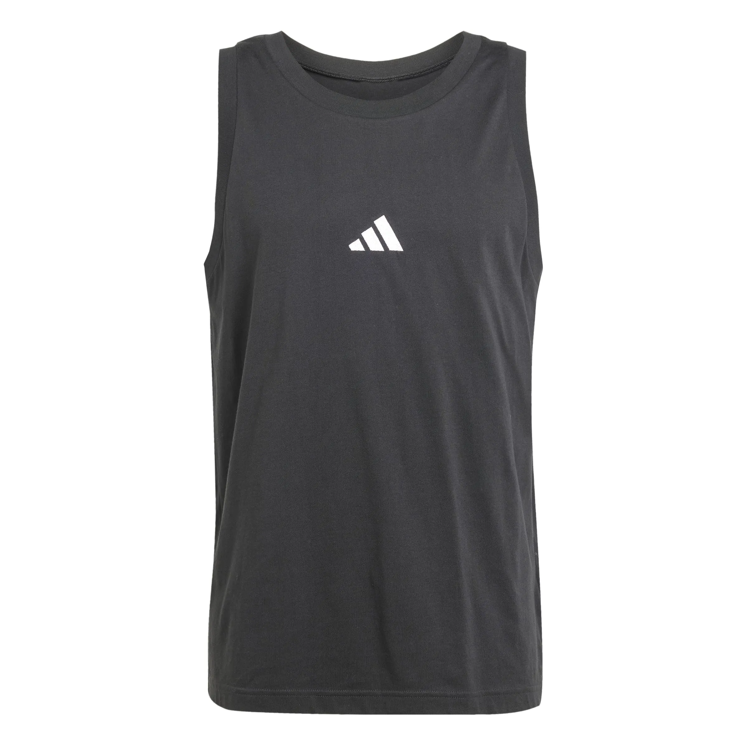 Adidas Essentials Small Logo Single Jersey Tank Top Nero/Bianco