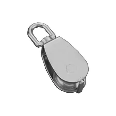 Bozzelletto in Acciaio Inox AISI 304 con Puleggia da 50mm e Bussola in Ottone