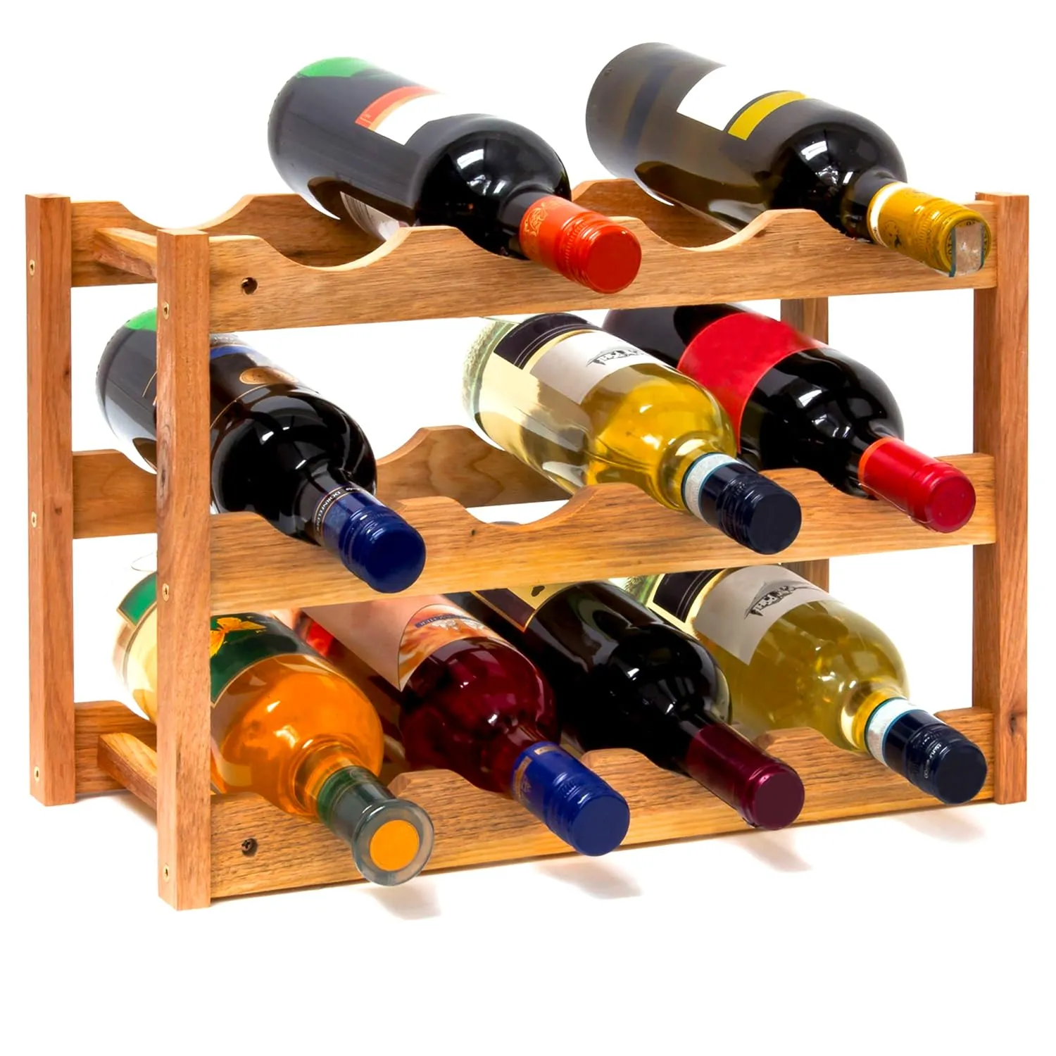 AviliaHome Portabottiglie Vino in Bambù 12 Bottiglie