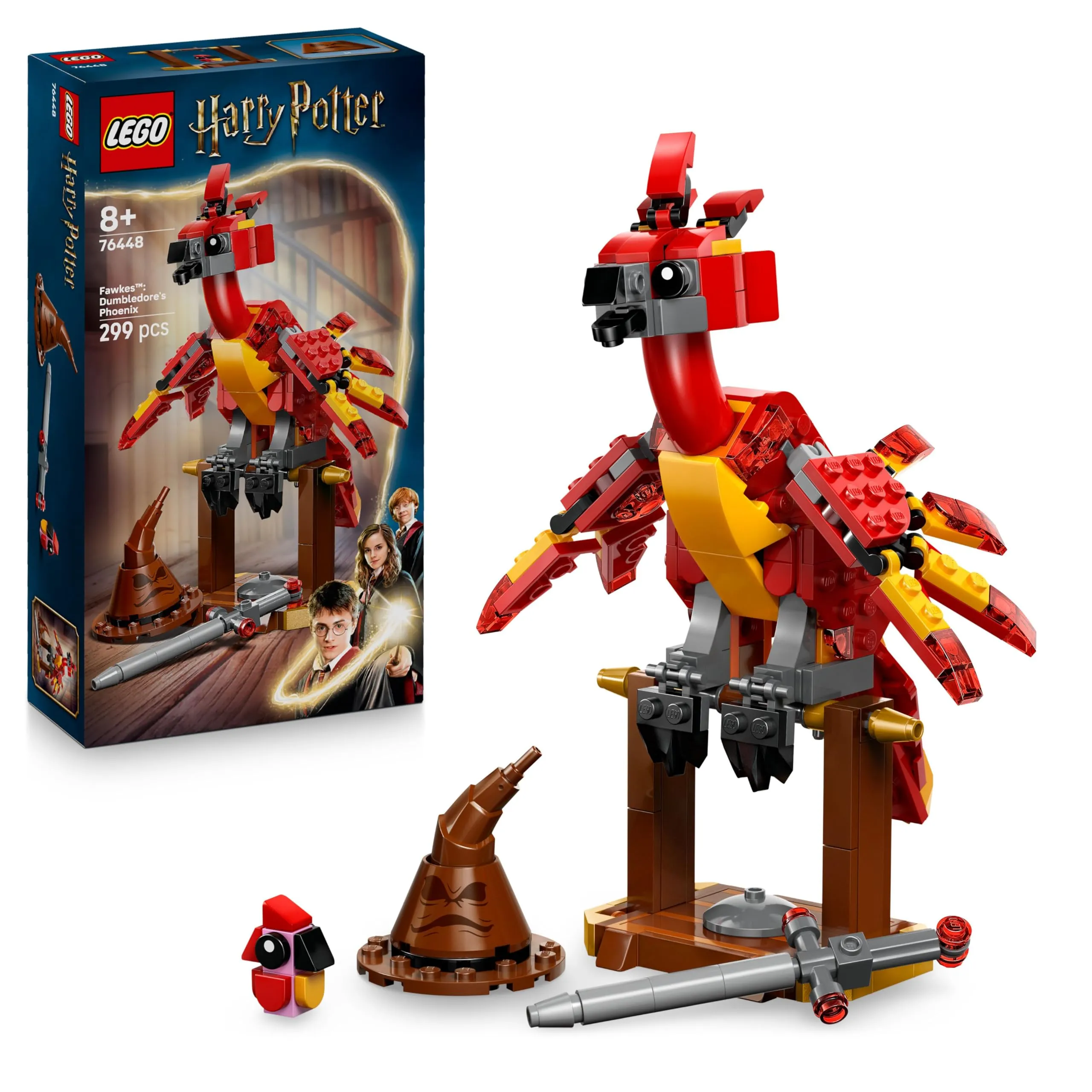 LEGO Harry Potter Fanny: la Fenice di Albus Silente - Set di Costruzione e Display