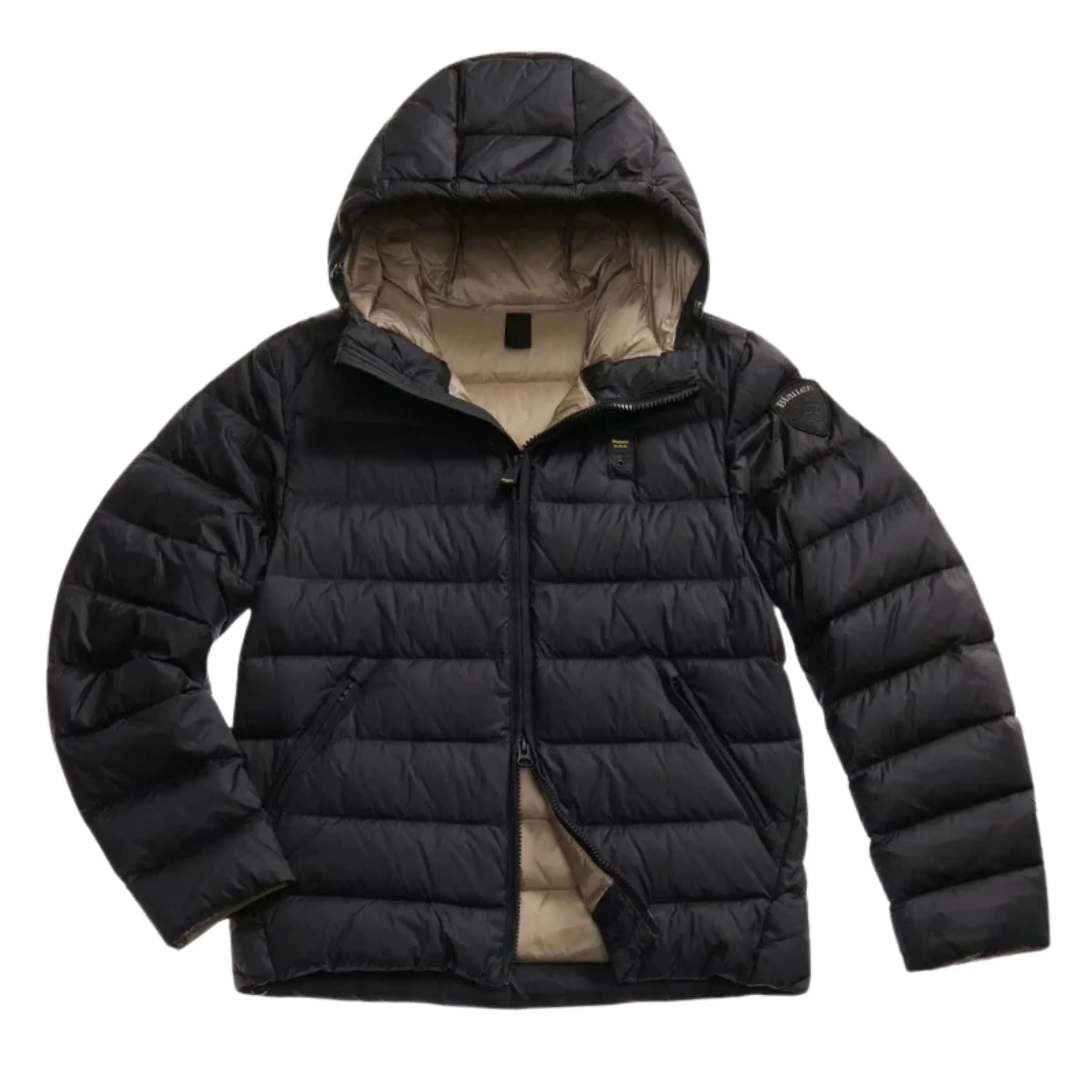 Blauer Giubbotto Acton Piumino Corto Uomo Nero