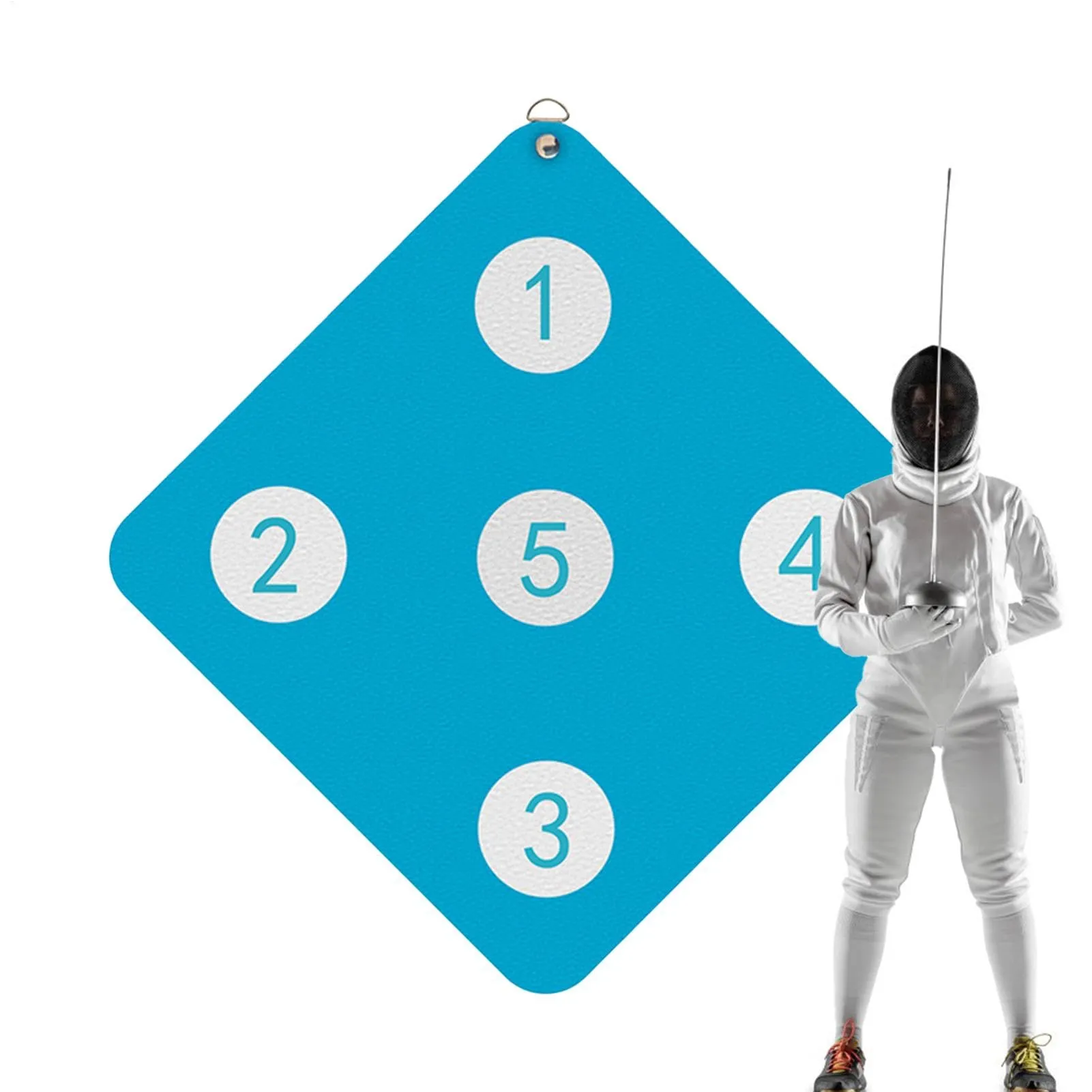 Bersaglio da Scherma Montato a Parete BIRIRIO con 5 Zone