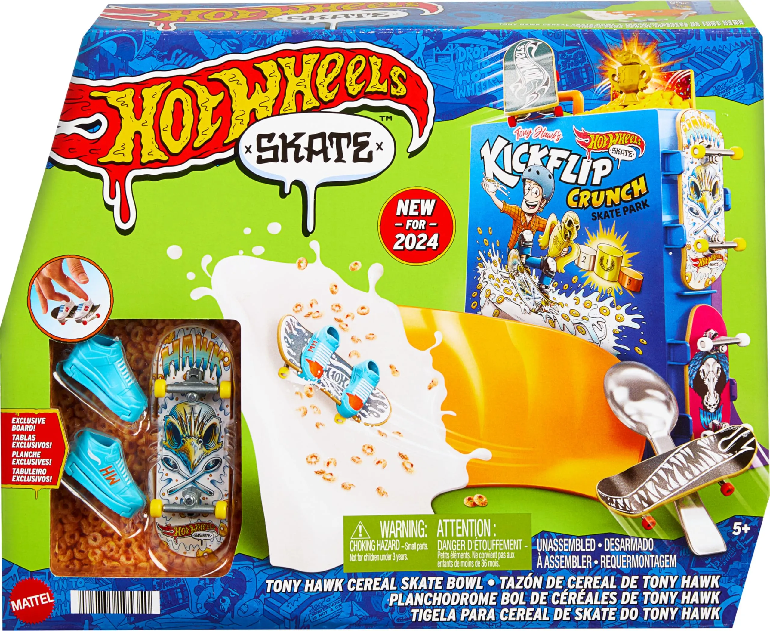 Hot Wheels Skate - Ciotola per Cereali da Skate di Tony Hawk