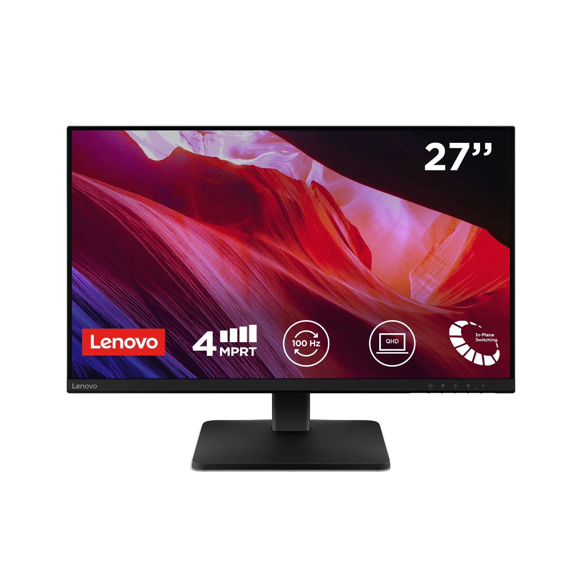 Monitor Lenovo L27qe 27" QHD 100Hz Raven Black