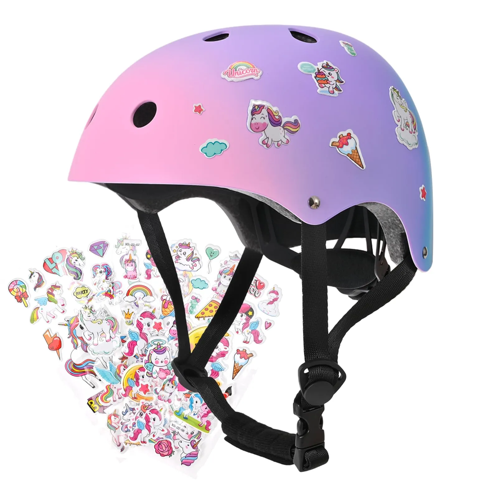 Casco da Bici Bambina Regolabile - Protezione e Comfort per le Avventure su Due Ruote