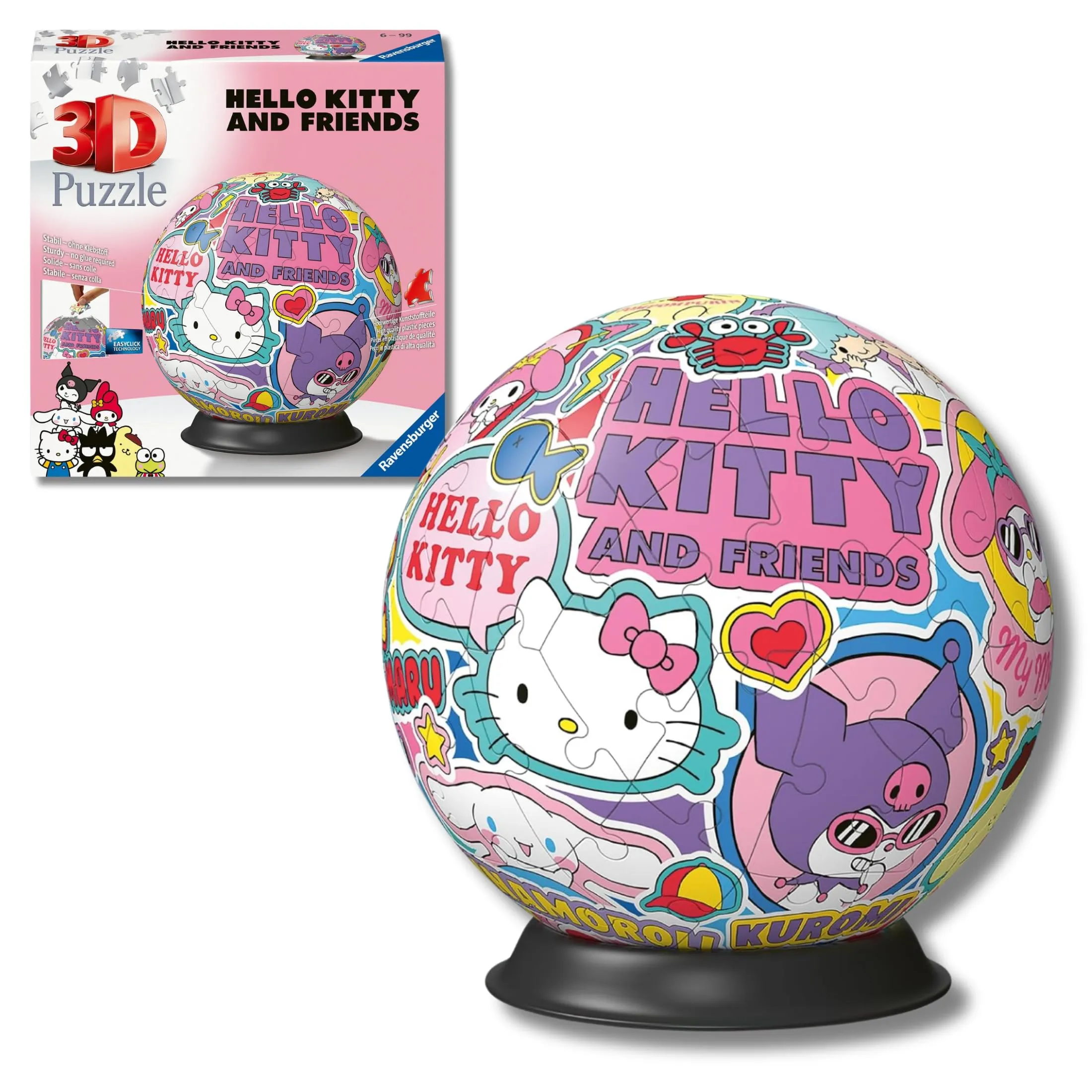 Ravensburger - Puzzle 3D Ball Hello Kitty