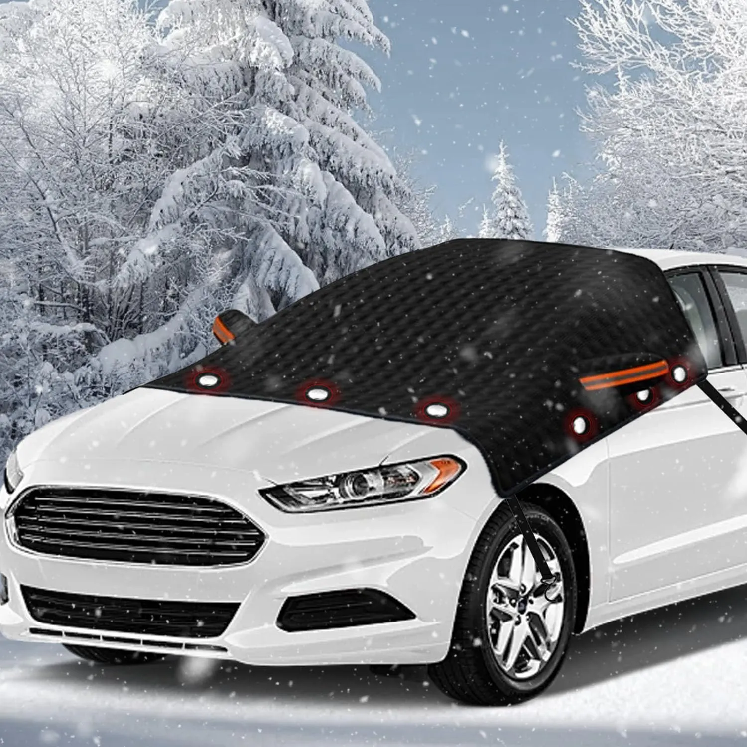 Copri Parabrezza Auto Antigelo e Antighiaccio con Copertura Specchietti