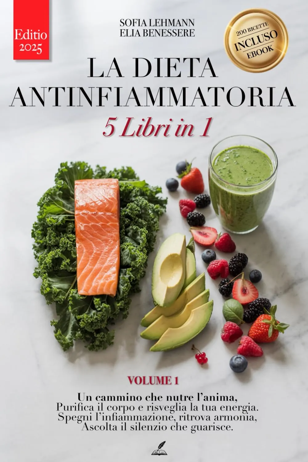 Dieta Antinfiammatoria e FODMAP: 5 Libri in 1 - Ediz. 2025