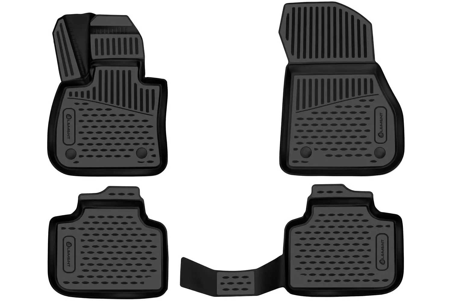 Tappetini Auto Gomma TPE 3D per BMW X1 (F48) 2015-2022 - Element Set
