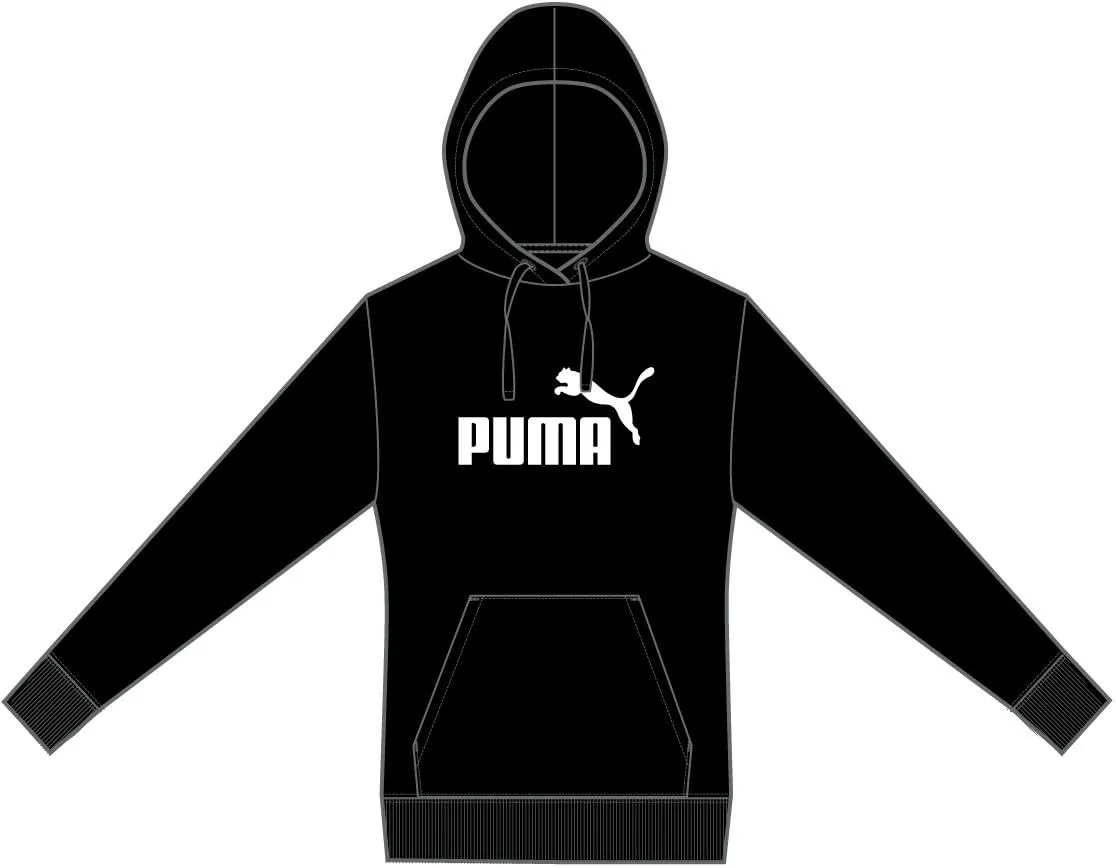 PUMA Ess No. 1 Logo Hoodie TR Felpa con Cappuccio Unisex - Adulto, PUMA Black