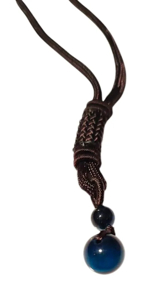 Collana in Cordoncino con Pietra Naturale - Eleganza, Energia e Buona Fortuna