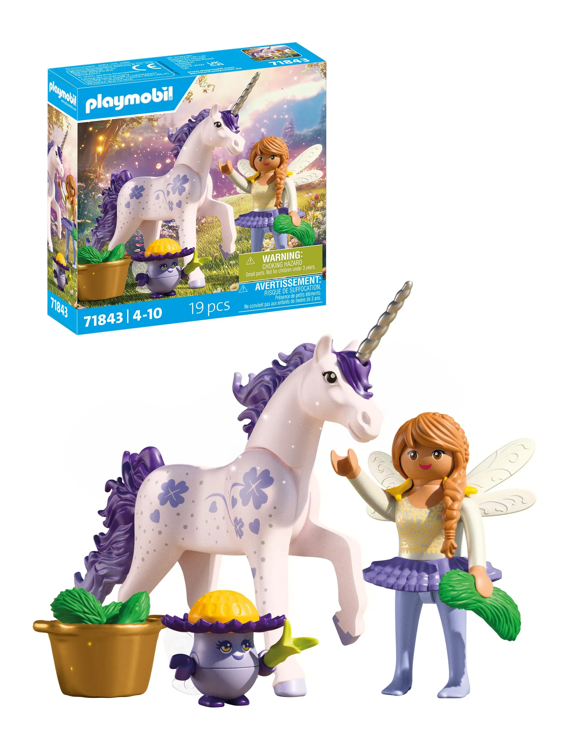PLAYMOBIL Unicorno Lavanda Fortunata con Fata