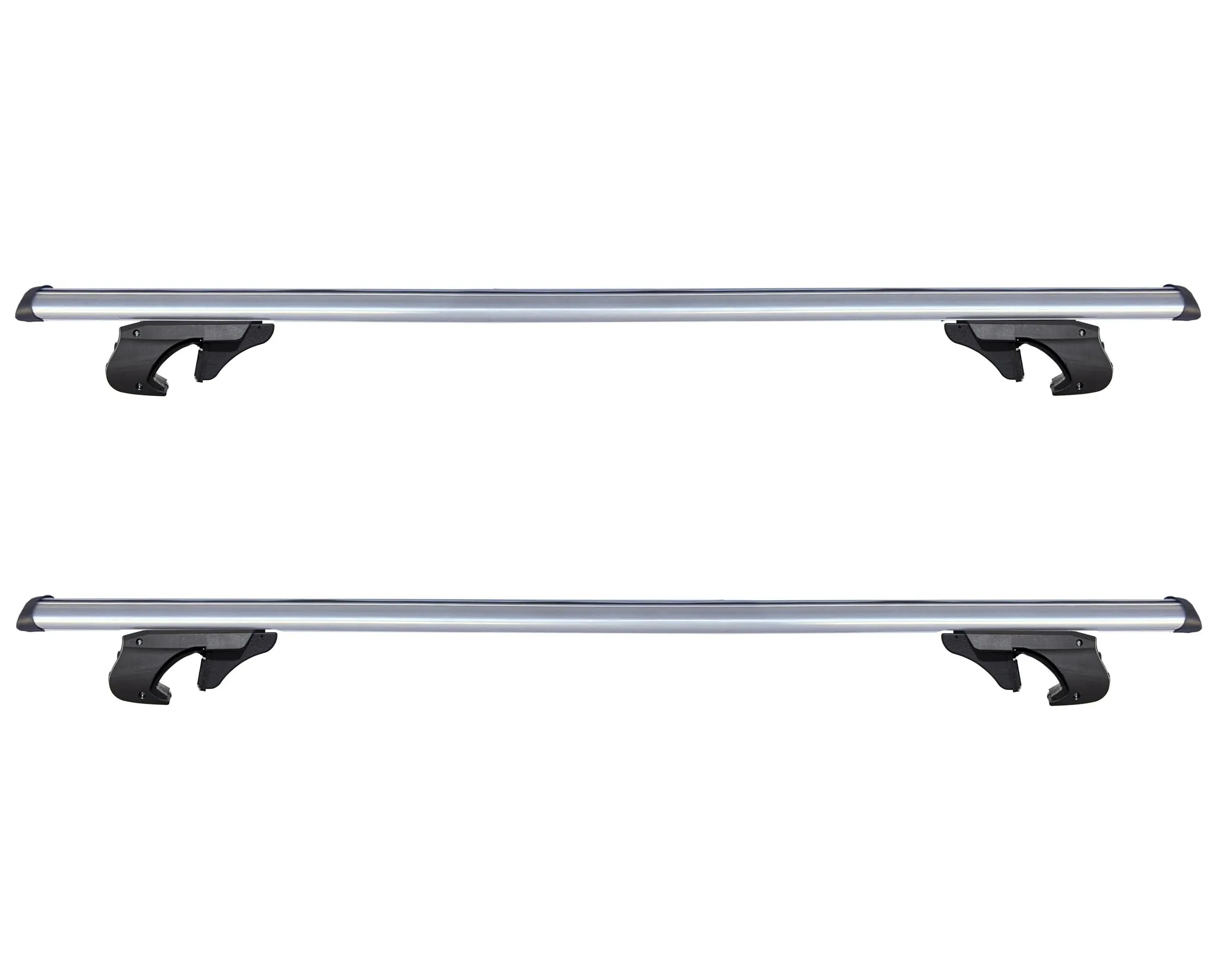 Lupex Barre Portapacchi Universali 120cm con Antifurto per Auto con Railing