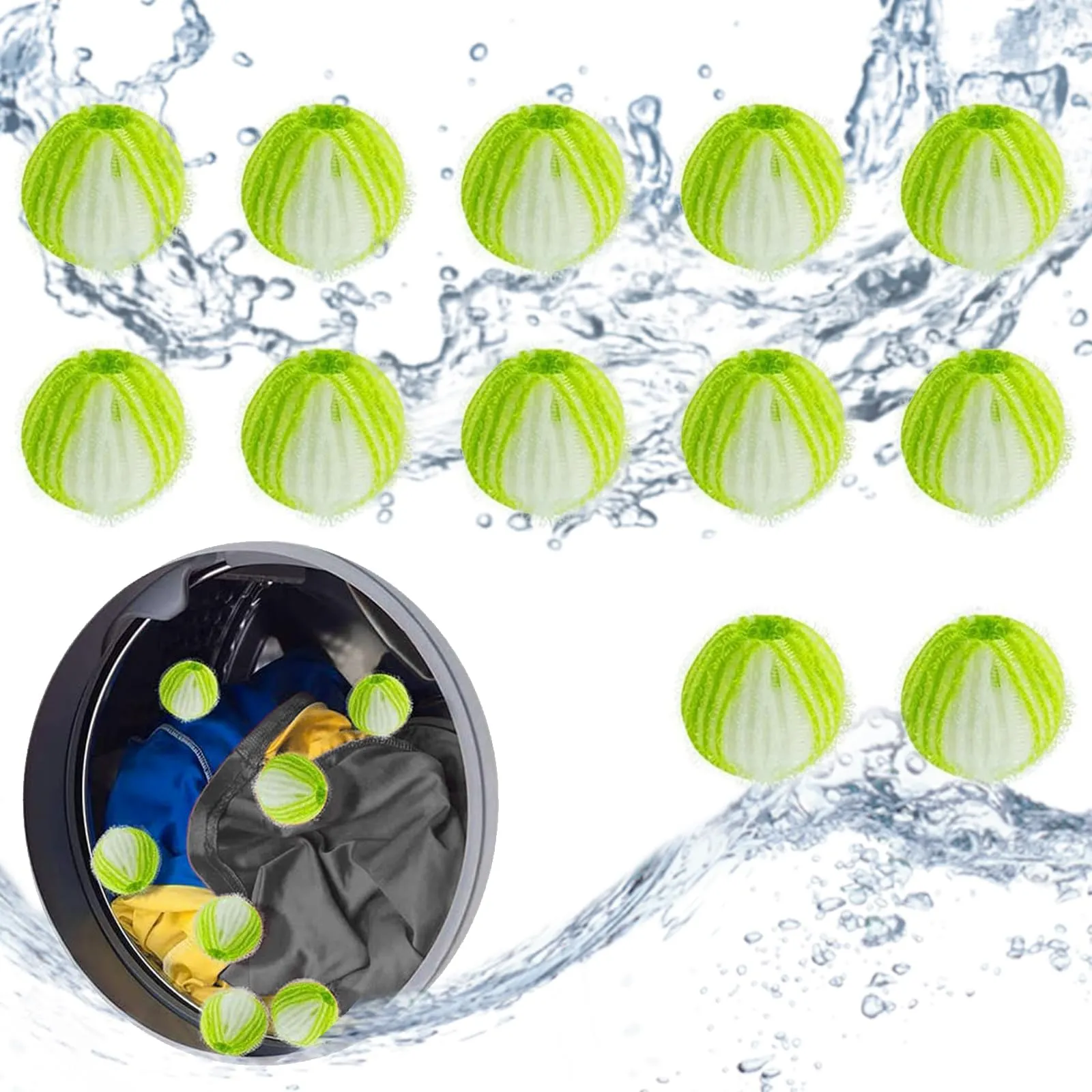 12 Pezzi Acchiappa Peli per Lavatrice