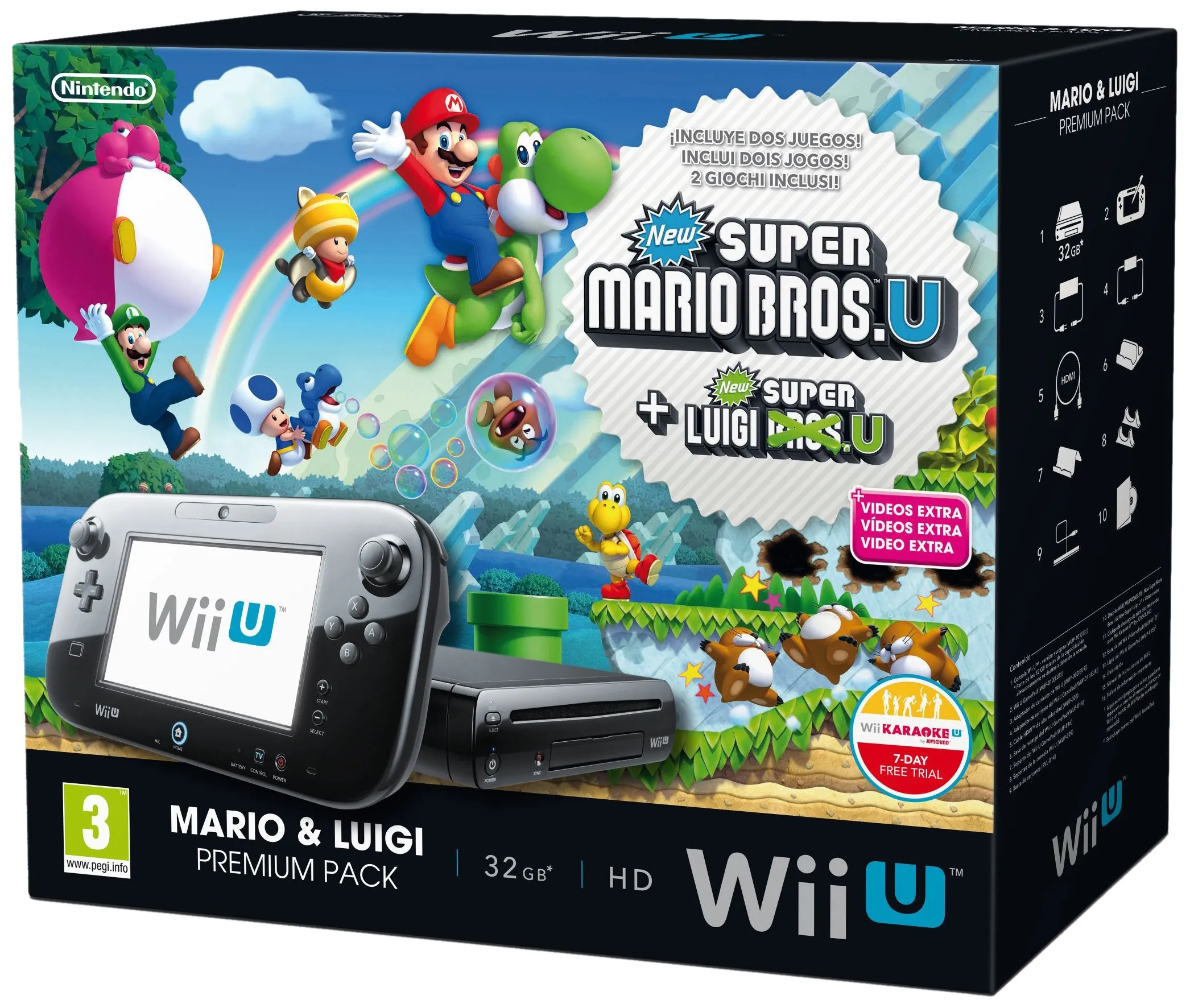Nintendo Wii U Premium Pack con Mario & Luigi