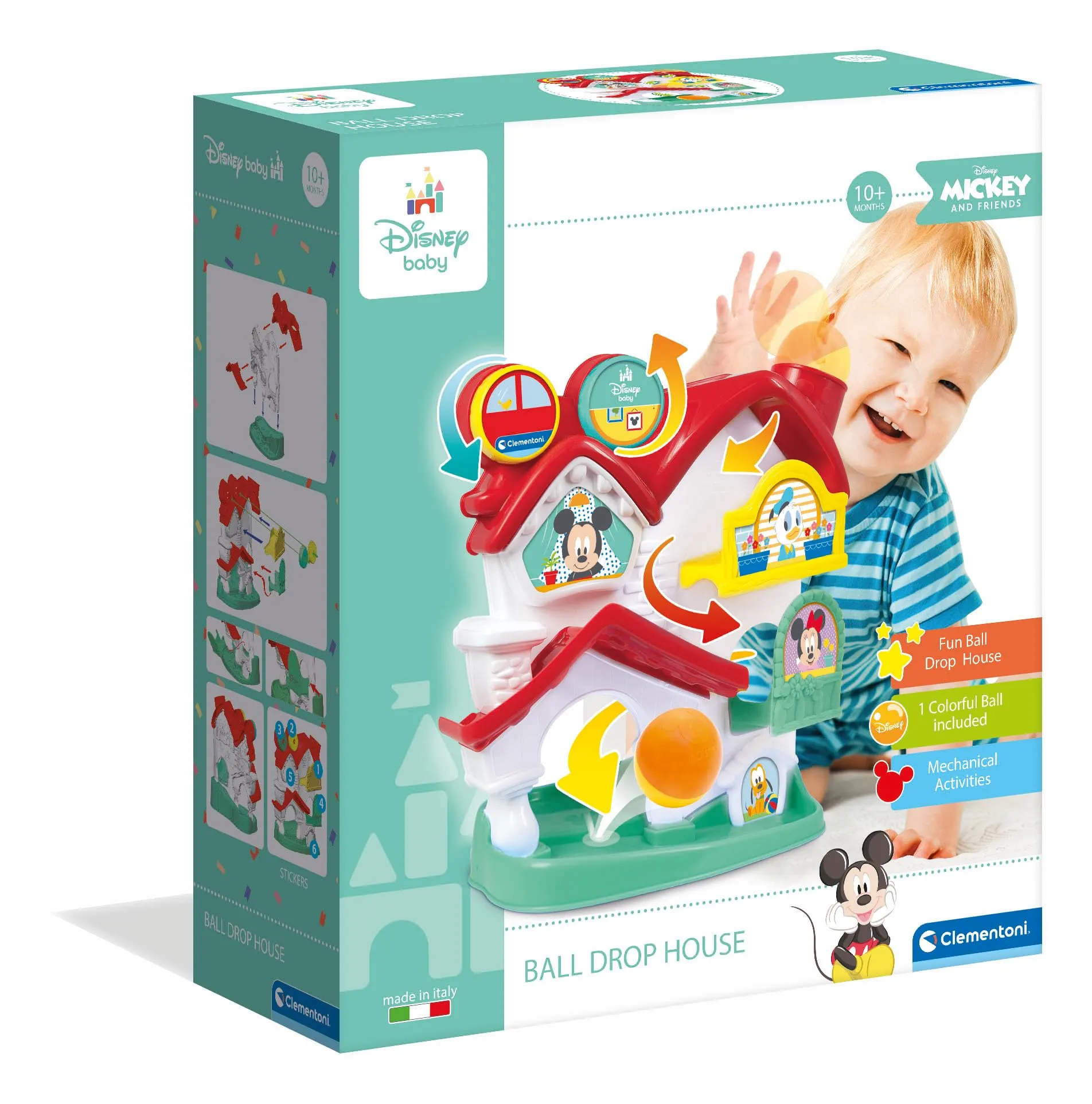 Clementoni Baby Disney Baby Mickey Casetta delle Attività