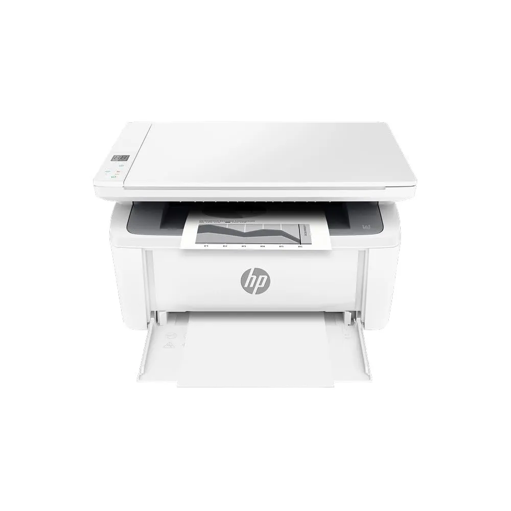 HP LaserJet M140w 7MD72F, Stampante Multifunzione Laser A4, Monocromatica, Stampa Fronte e Retro Manuale in Bianco e Nero, 20 ppm, Wi-Fi, HP Smart, Bianca