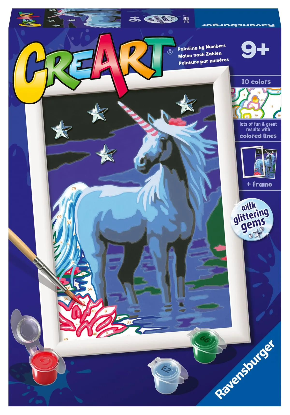 Ravensburger Creart Serie E Magico Unicorno - Kit Pittura per Bambini