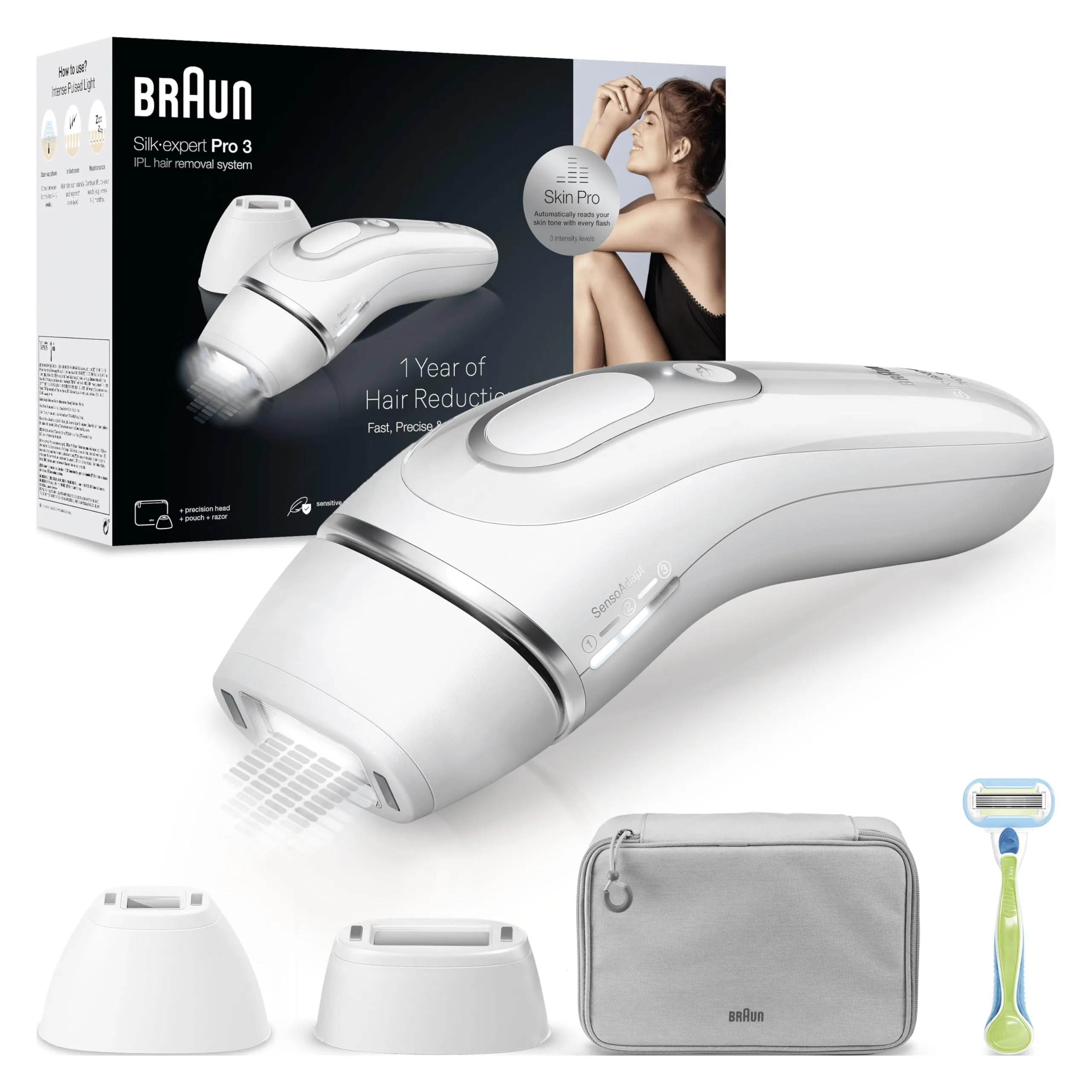 Braun Silk·expert Pro 3 PL3122 Epilatore a Luce Pulsata
