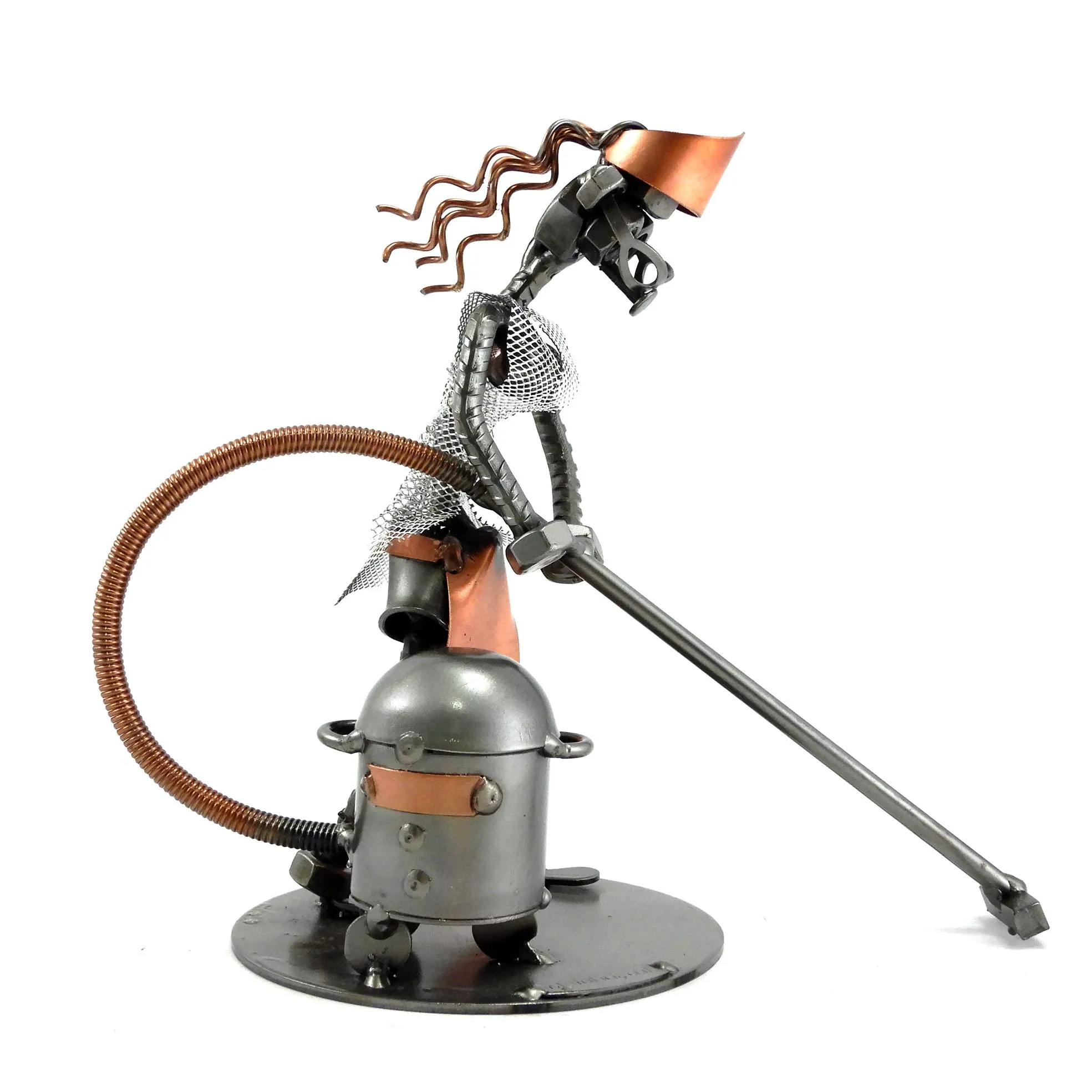 CASALINGA - STIRATRICE IN METALLO CON VITI BULLONI CHIODI DI METAL IDEA - IDEA REGALO ORIGINALE - 100% ARTIGIANALE - MADE IN ITALY - PERSONALIZZABILE