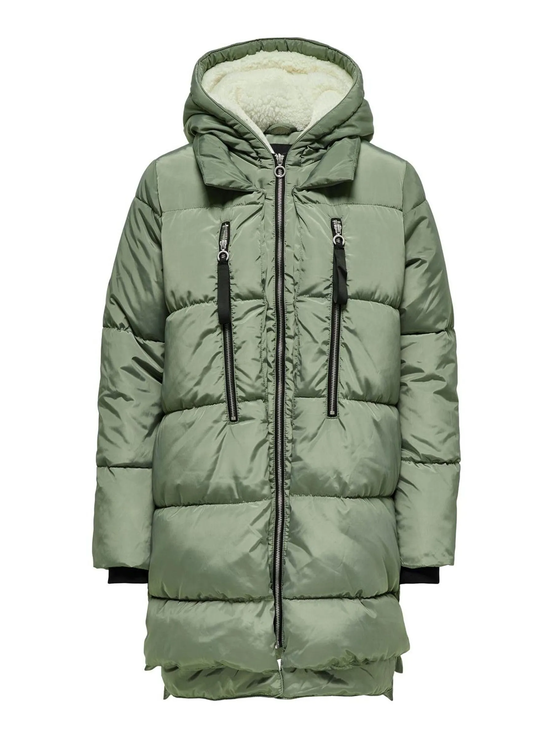 ONLY Onlnora Long Puffer Coat CC Otw Cappotto, Spruzzo di Mare, M Donna