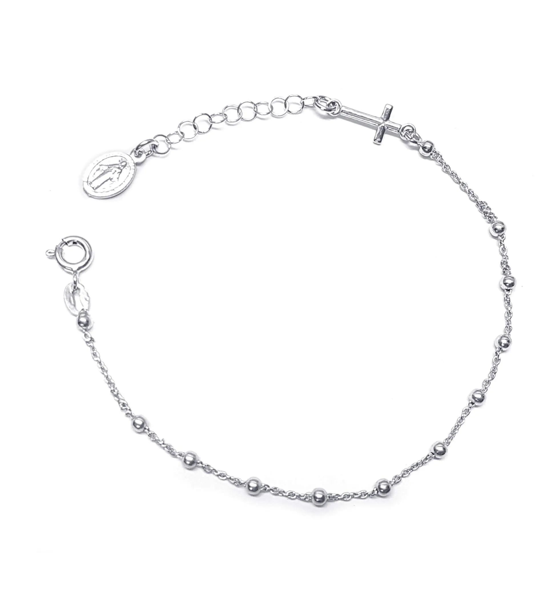 Bracciale Rosario Donna Argento 925 - Linea Italia Gioielli