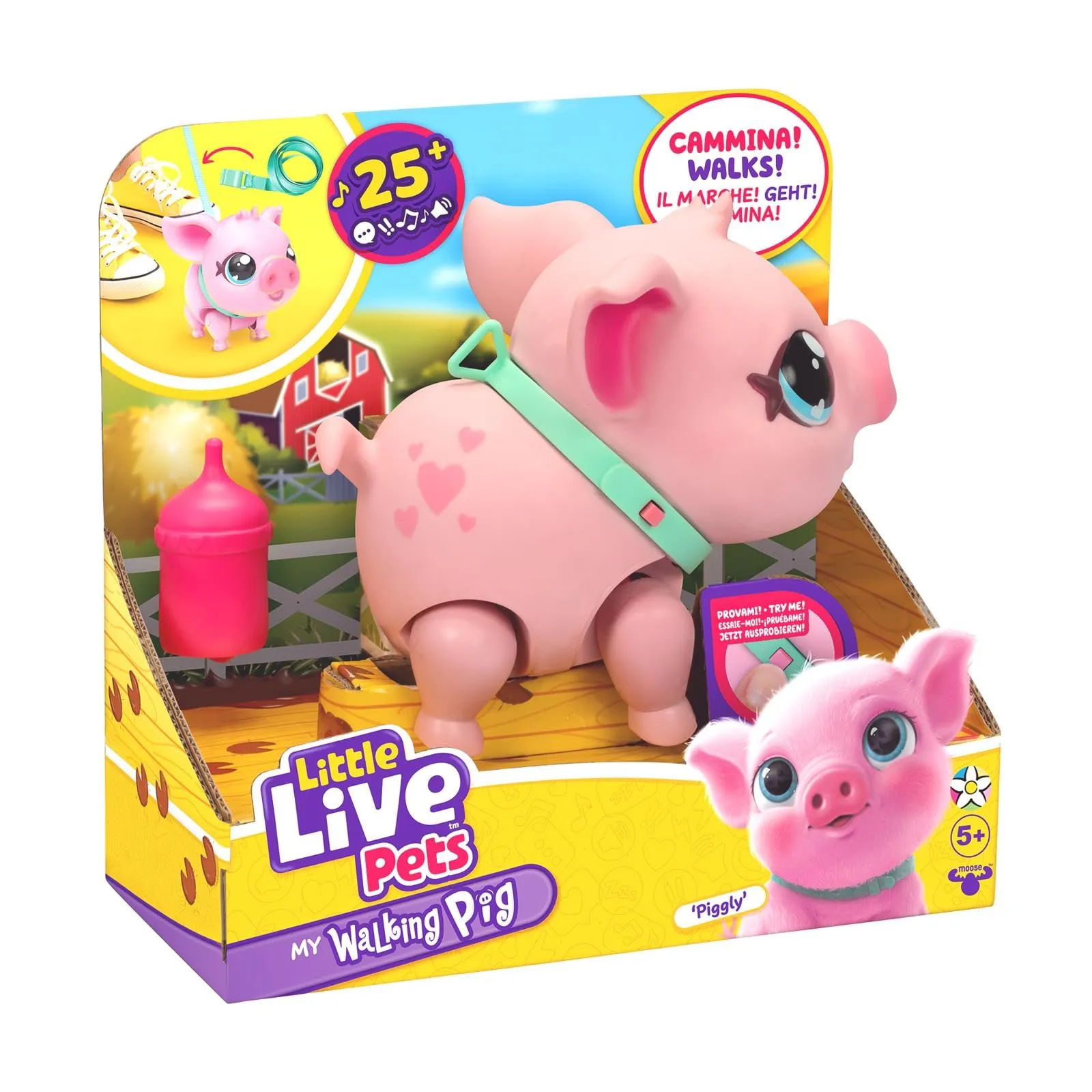 Rocco Giocattoli - Little Live Pets My Walking Pig