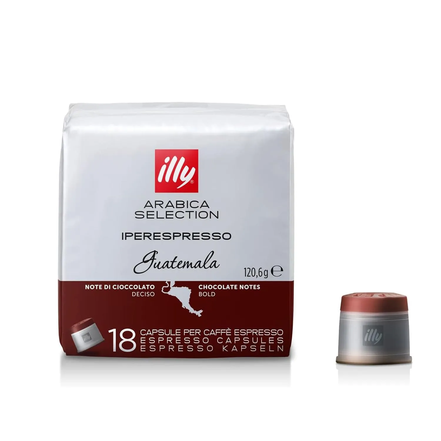 Illy Caffè Iperespresso Arabica Selection Guatemala, Confezione da 18 Capsule