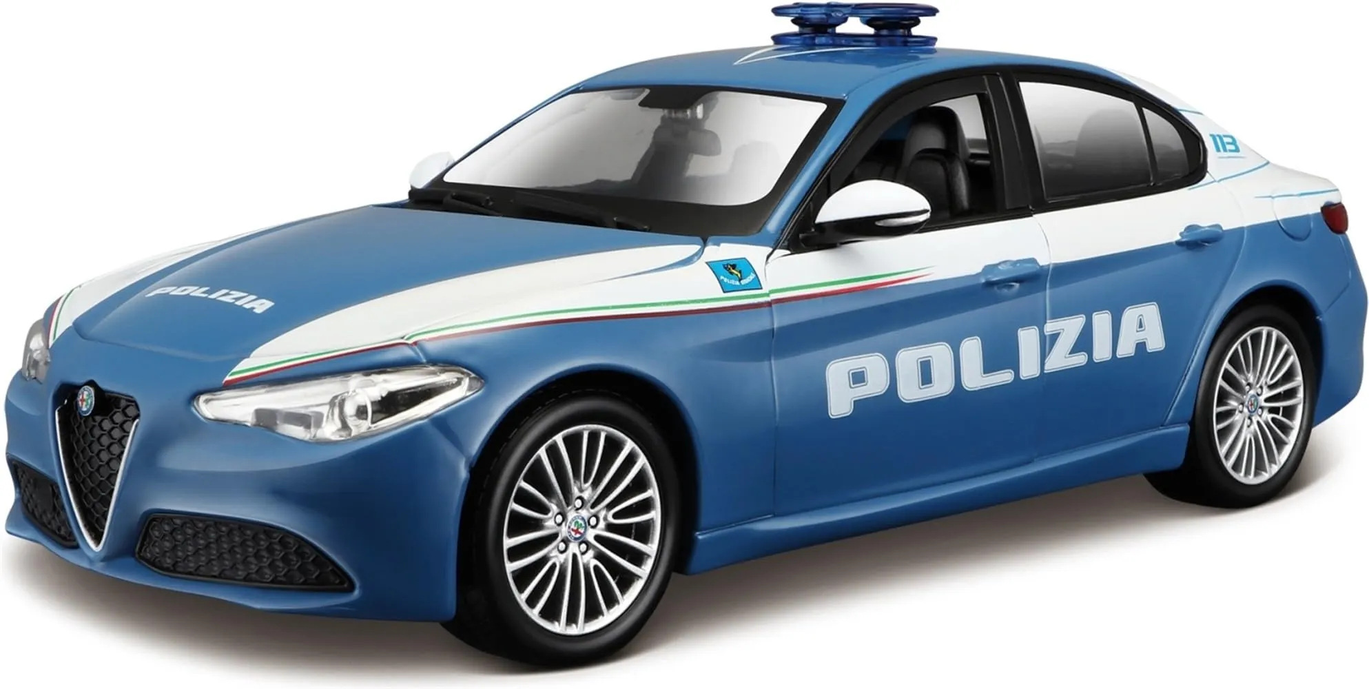 Bburago Polizia - Modellino Auto in Scala 1:24