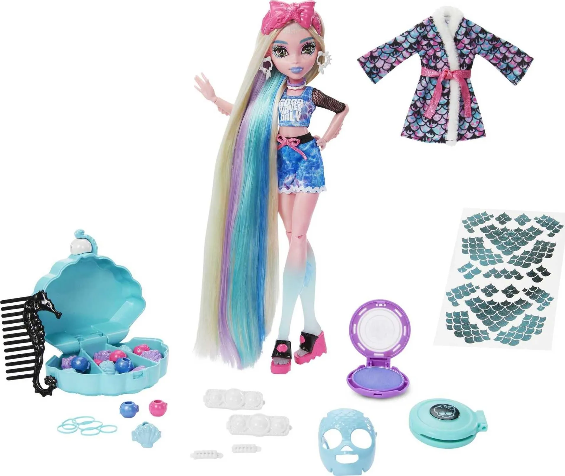 Monster High Bambola Lagoona Blue Spa Day Set