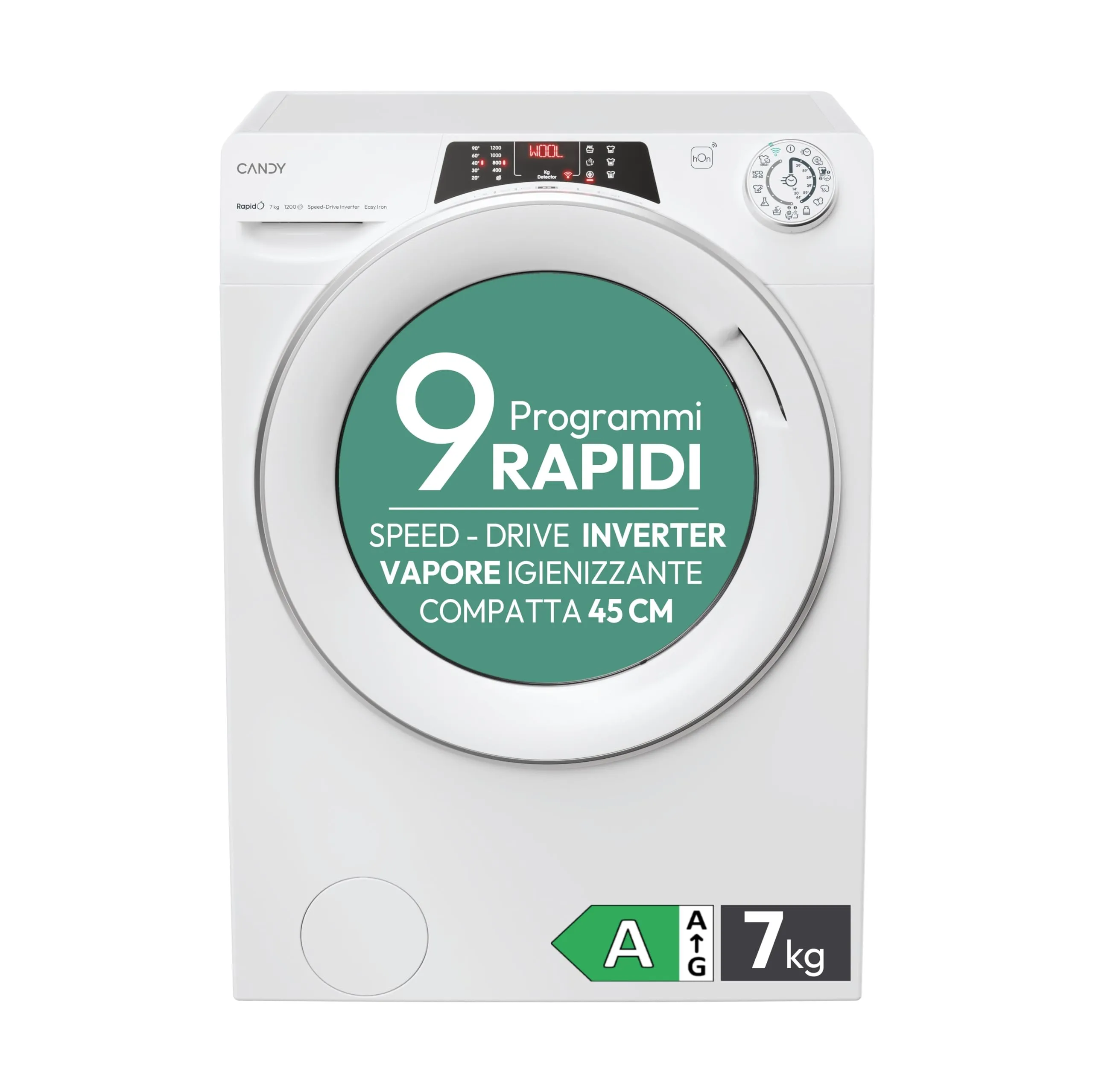 Candy RapidÓ RO41274DWMST/1-S Lavatrice