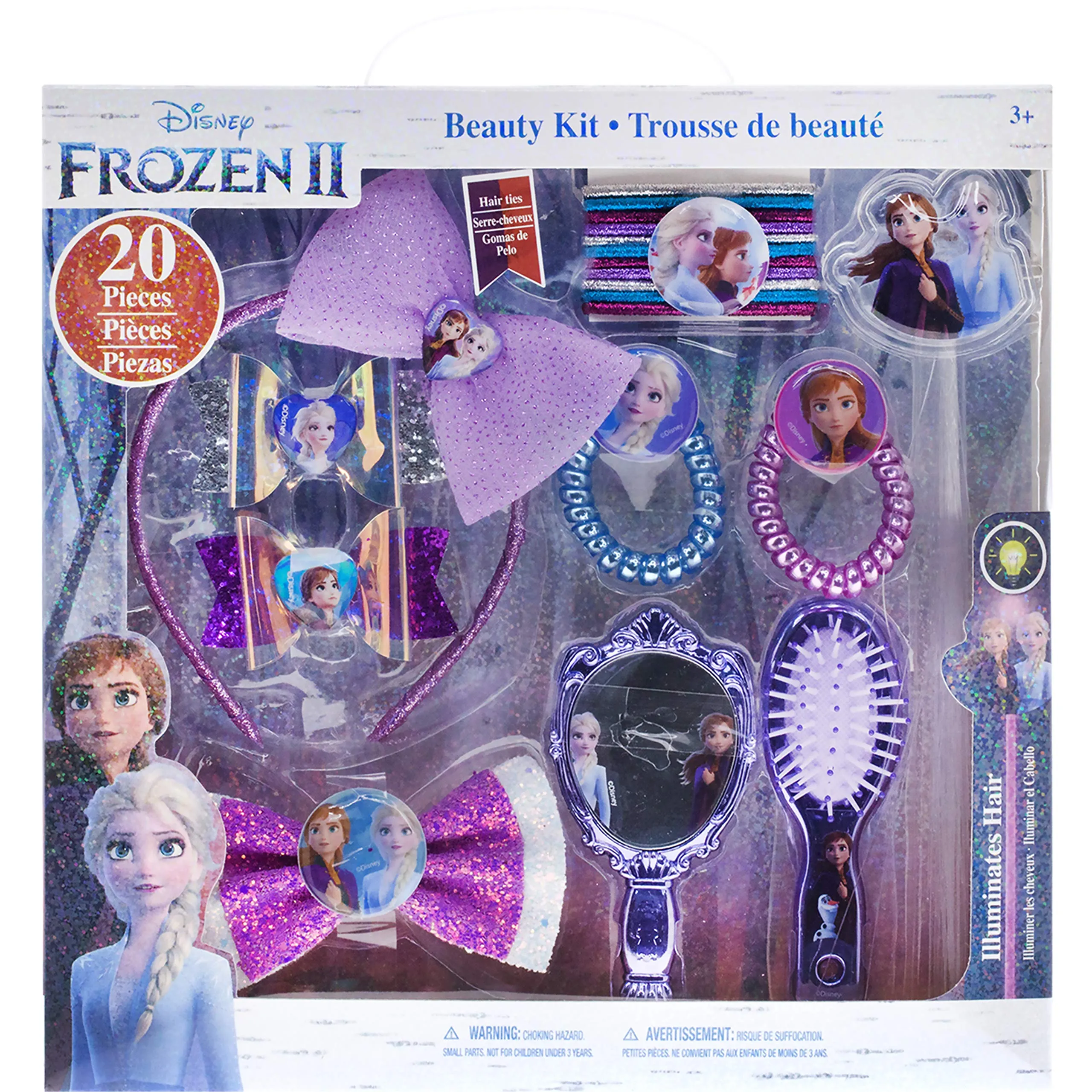 Townley Girl Disney Frozen - Kit Accessori Capelli 20 Pz