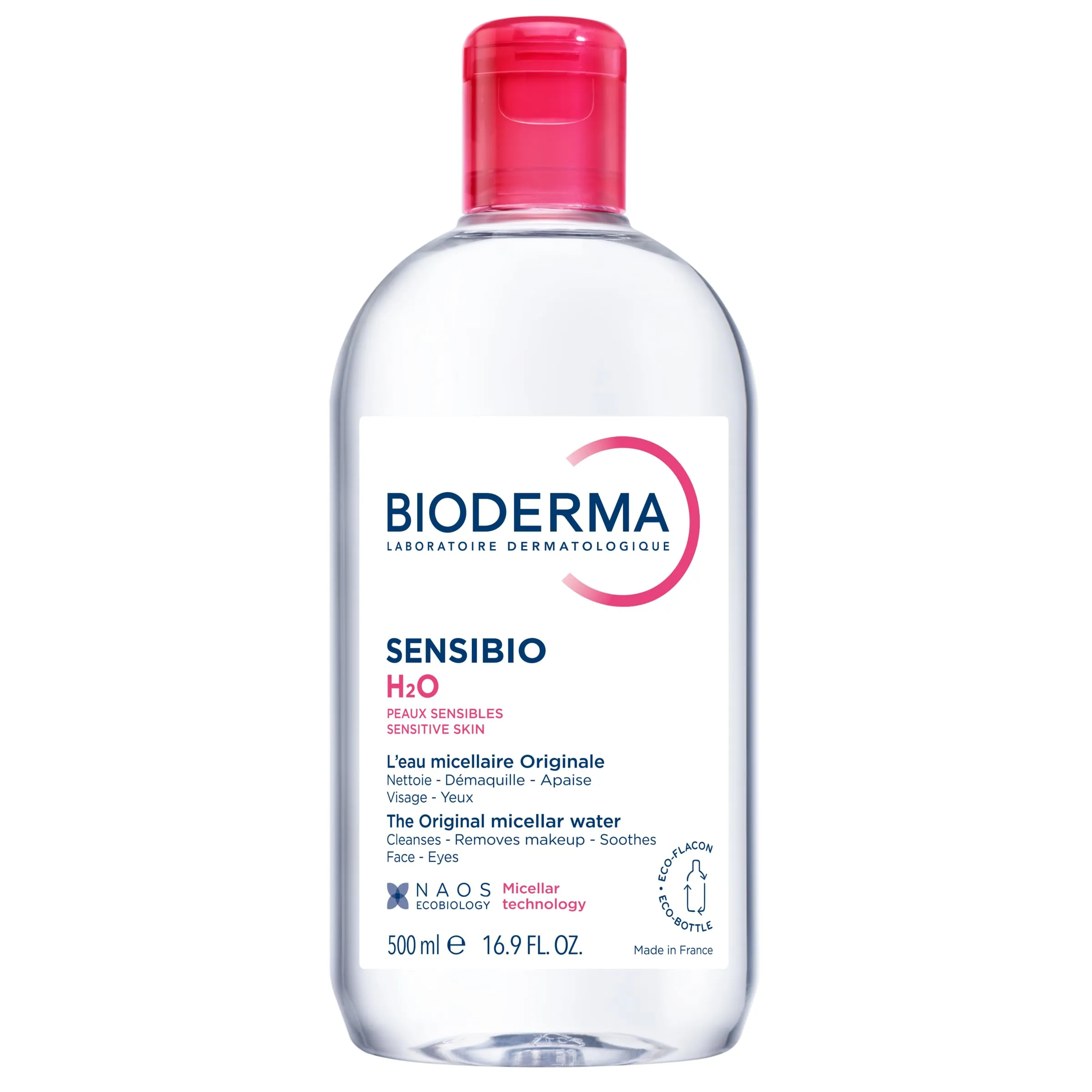 Bioderma Sensibio H2O Soluzione Micellare Detergente per Pelle Sensibile 500ml