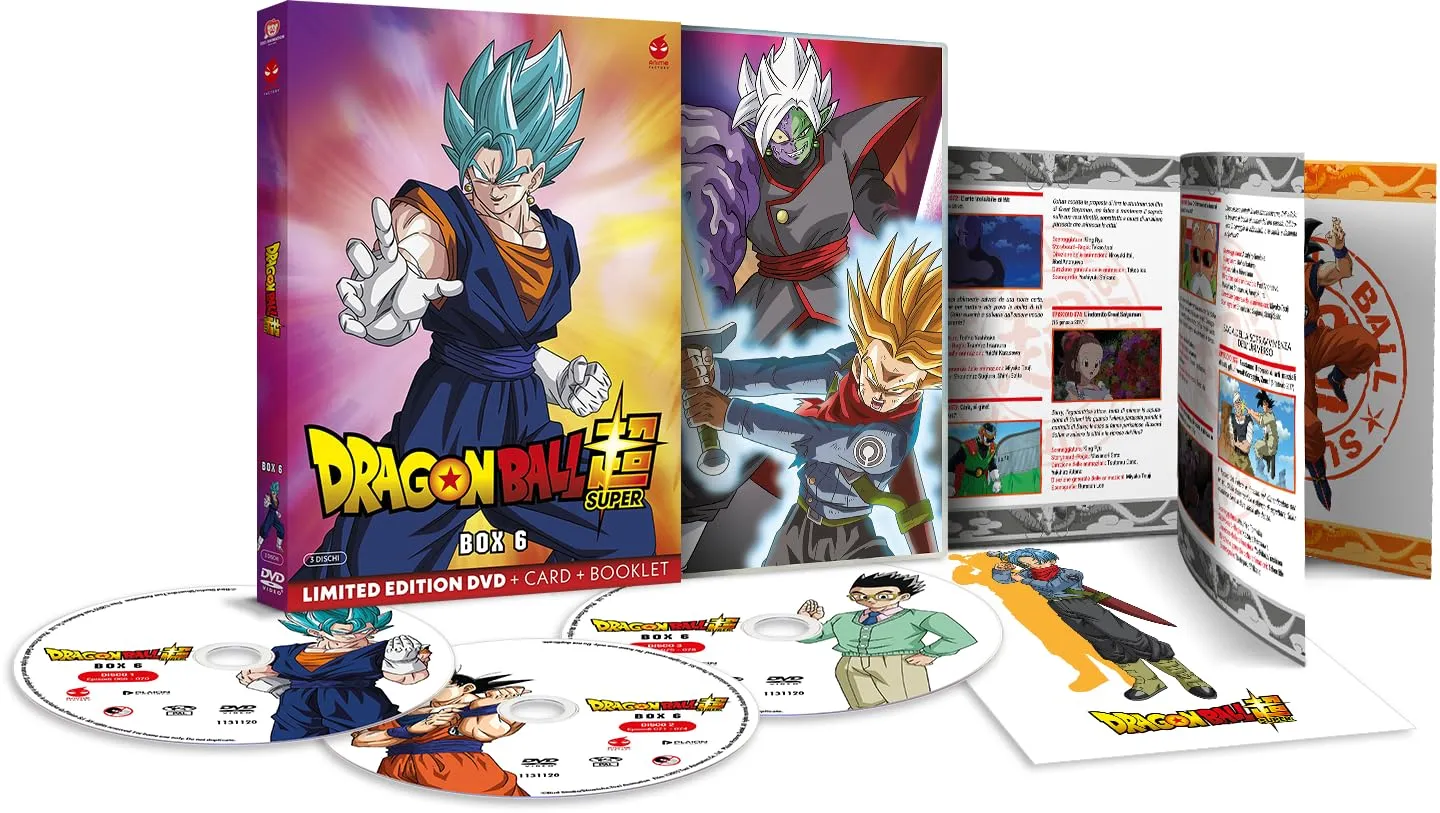 Dragon Ball Super - Box 6 (3 DVD) - Edizione Limitata Anime Factory