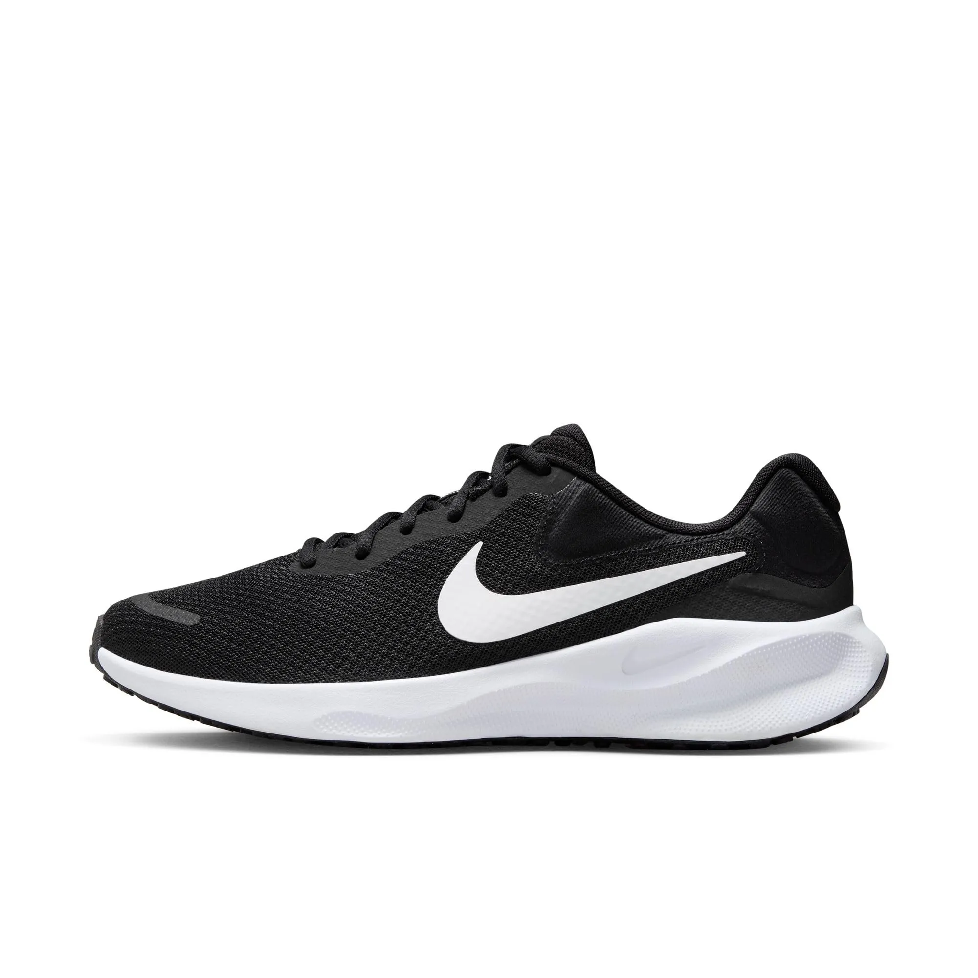 Nike Revolution 7, Sneaker Uomo, Nero Off Nero