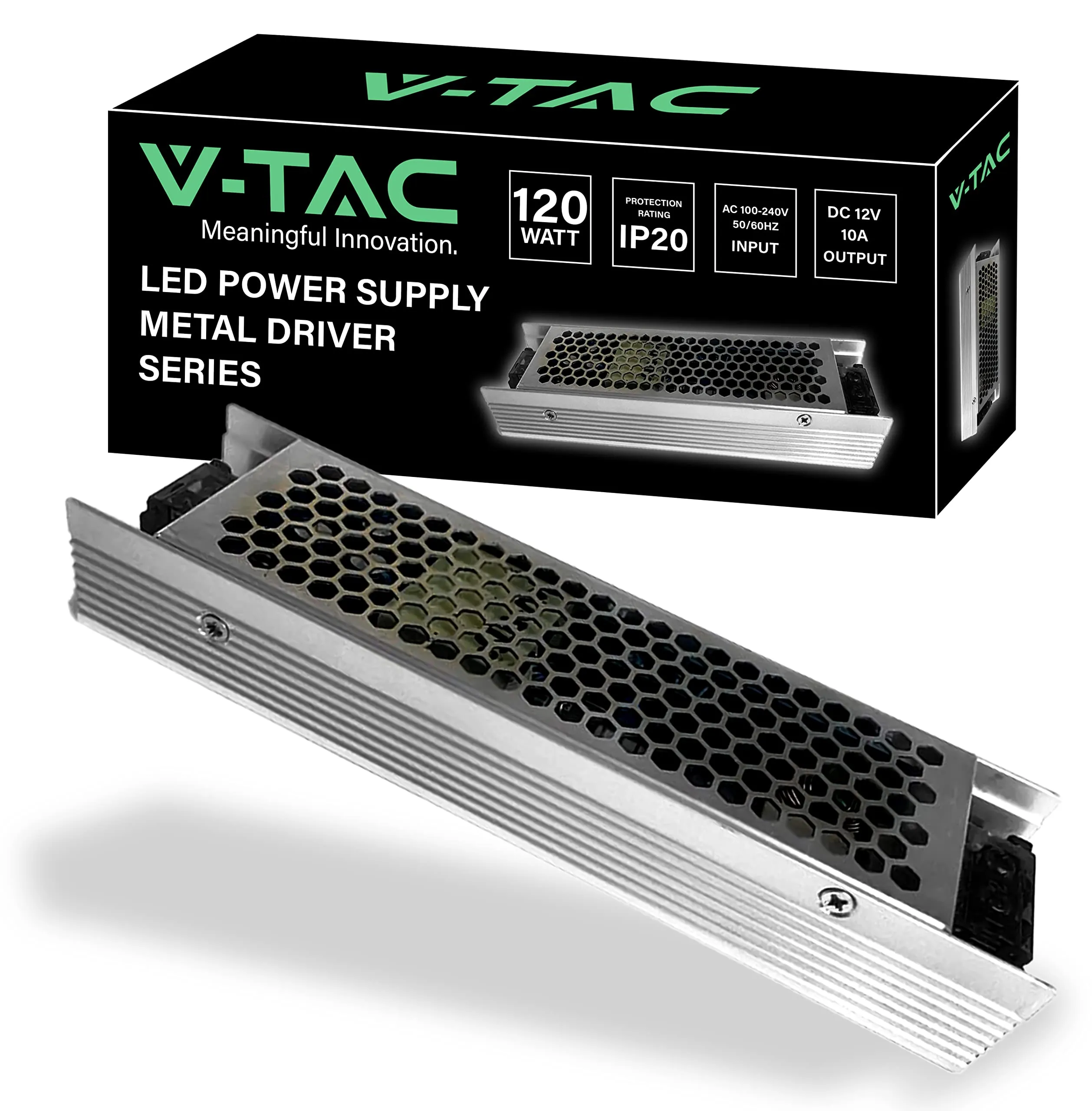 V-TAC Alimentatore LED 120W 12V 10A IP20