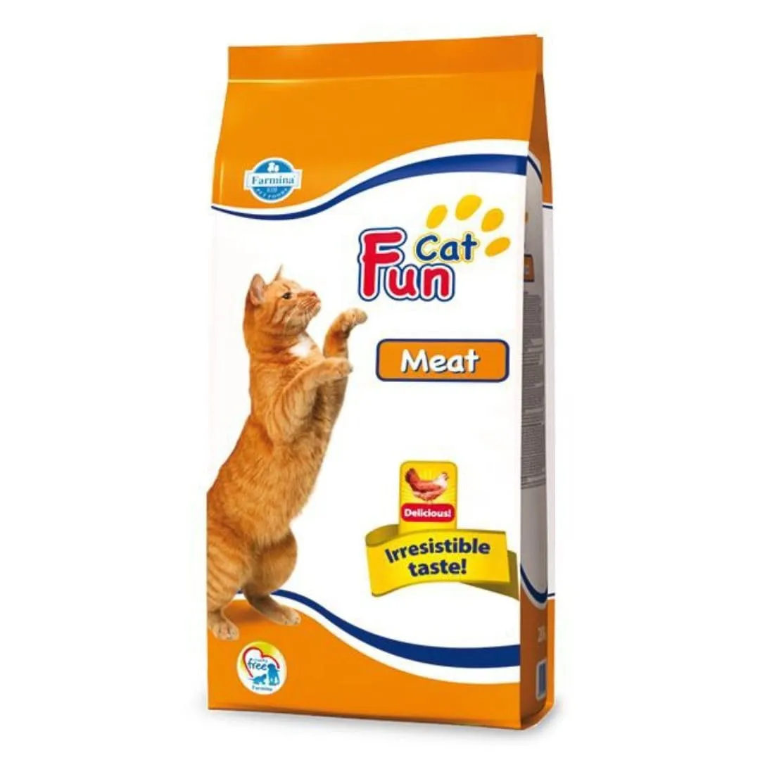 Farmina Fun Cat Meat - Cibo Secco per Gatti Adulti