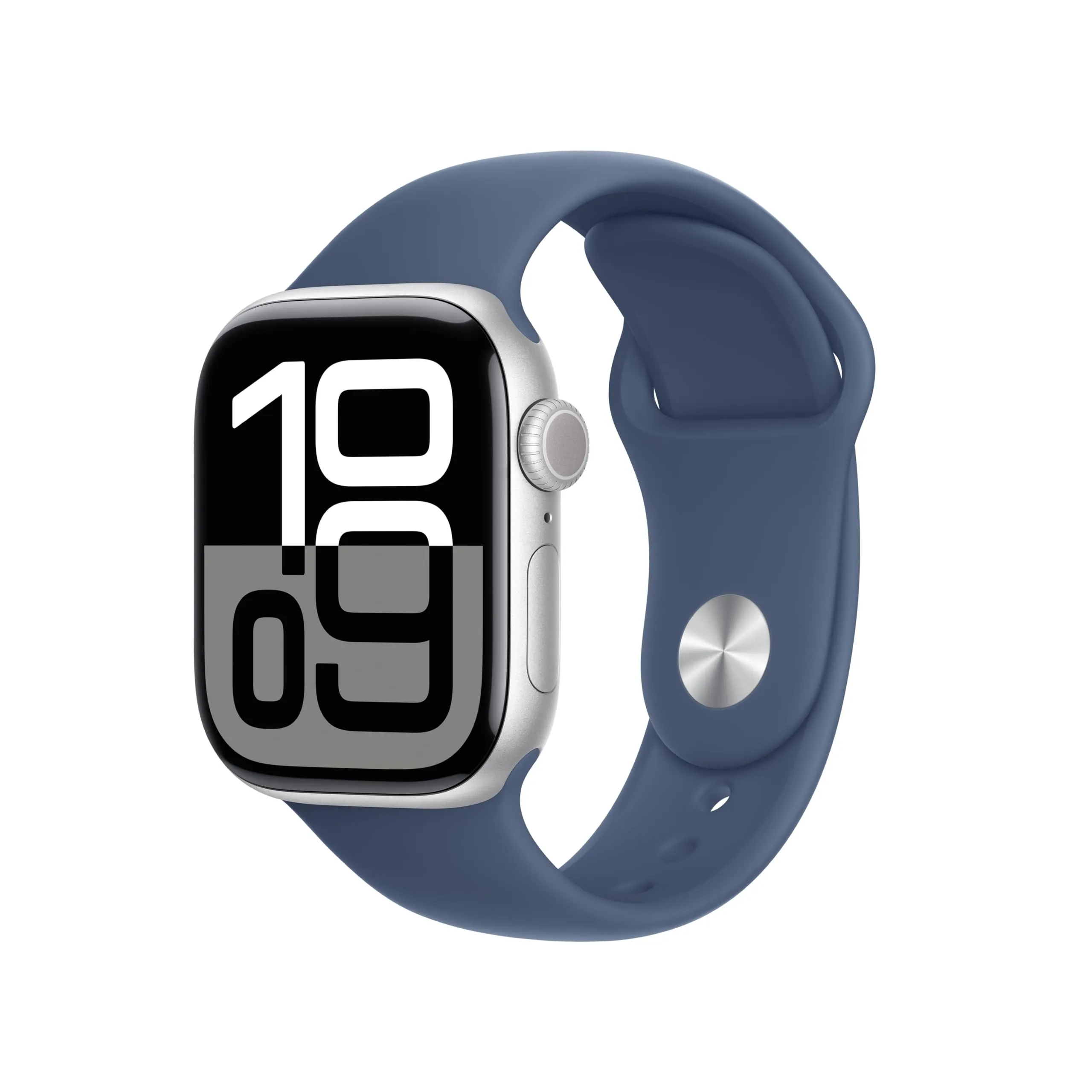 Apple Watch Series 10 GPS 42mm Argento con Sport Denim
