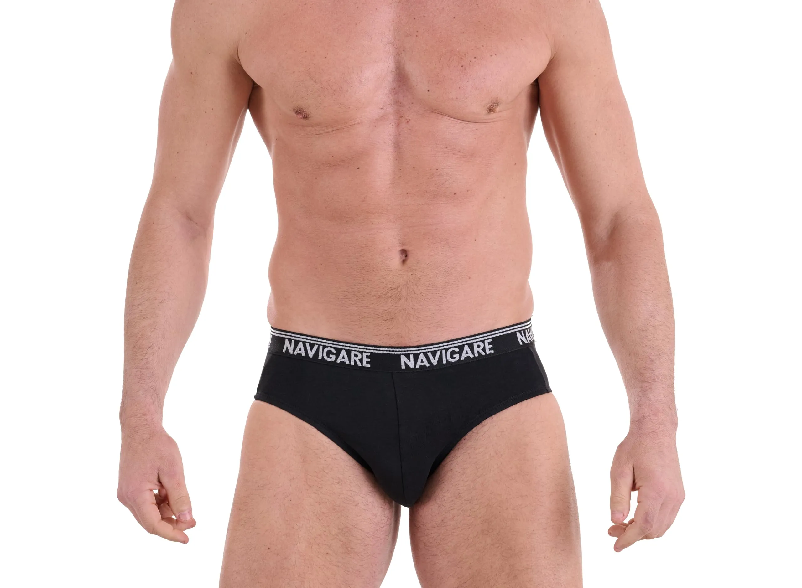 Navigare 574/e (Pacco da 6), Slip Uomo, Multicolore (Grigio/Nero/Navi), M