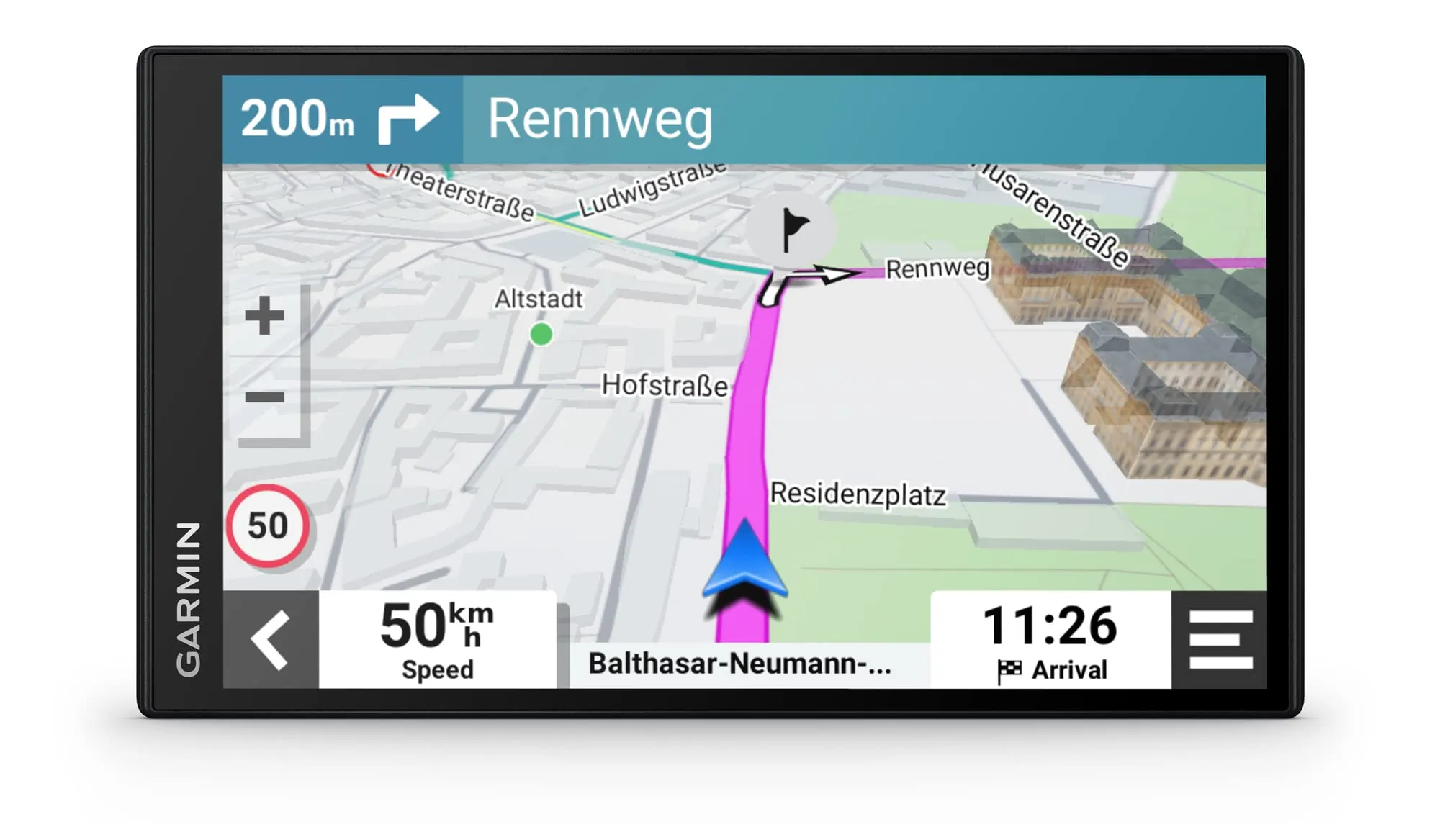 Garmin DriveSmart 76 MTD Navigatore GPS Auto con Display 7" Touchscreen e Mappa Europa