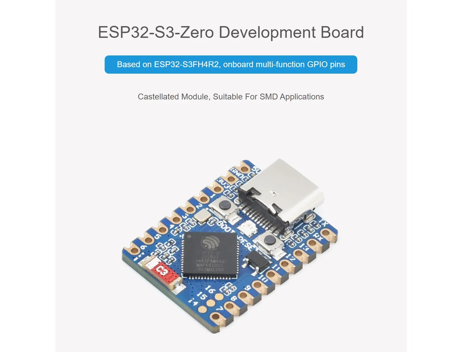 ESP32-S3 Mini Development Board with Pre-soldered Header Based On ESP32 ...