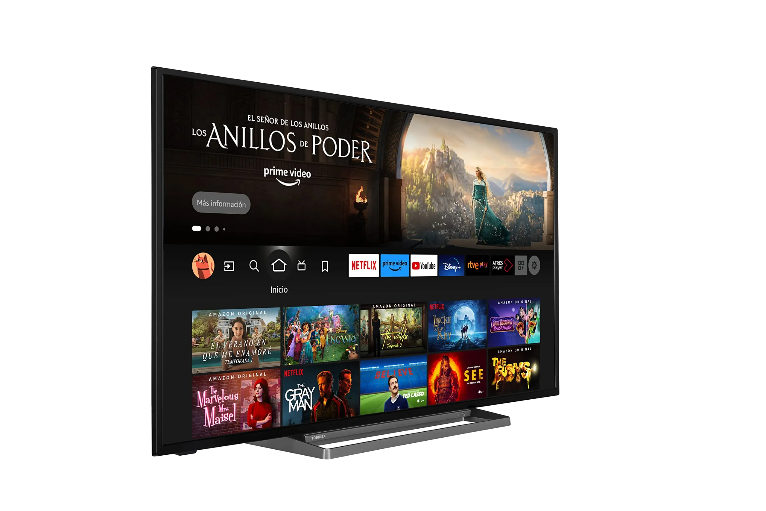 Toshiba Smart Fire TV 55" 55UF3D63DA: TV 4K Ultra HD con Alexa Integrata