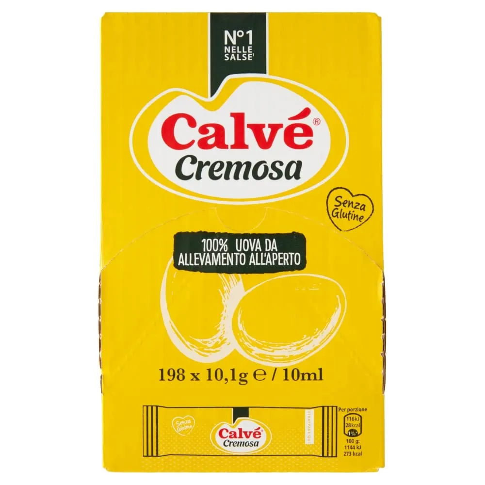 Calvè Maionese Cremosa Monodose - 198x10ml