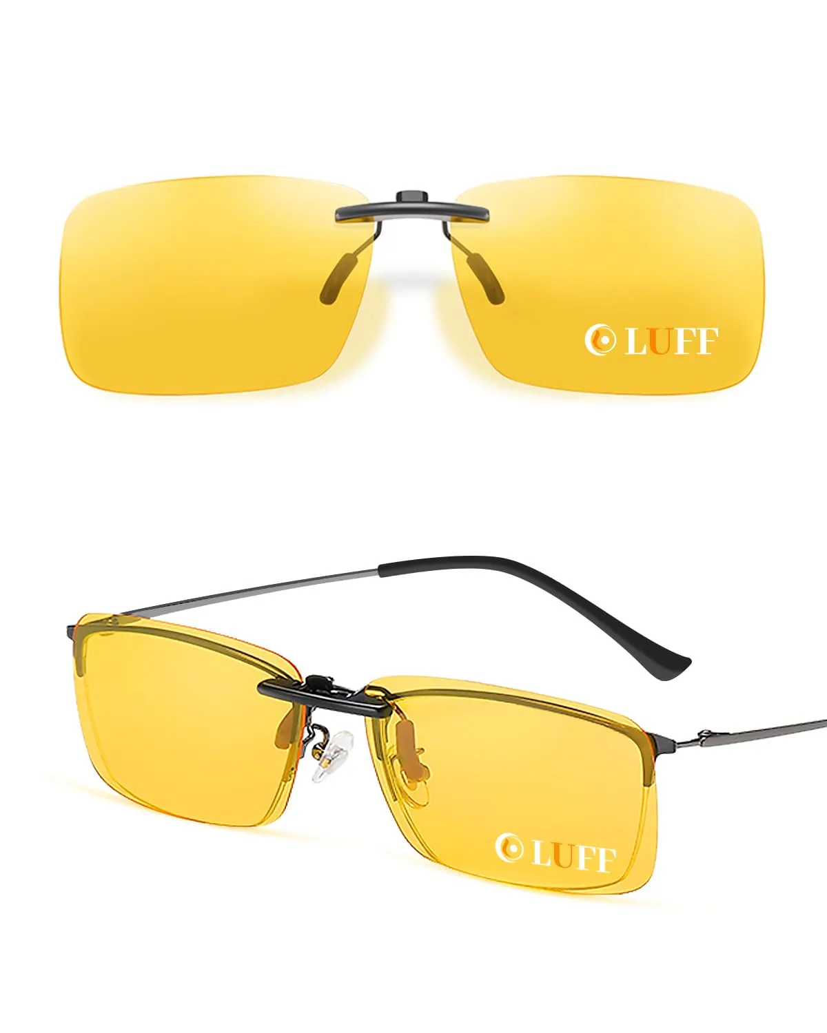 LUFF Occhiali da Guida Notturna Clip On