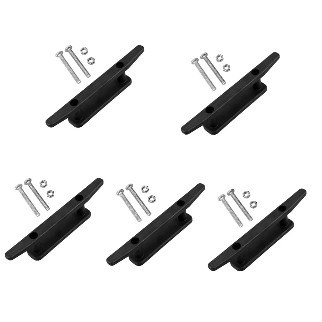 SUPVOX 5 Set Gallocce per Barche Cleat Professionale per Ormeggio Accessori per Kayak e Canoe