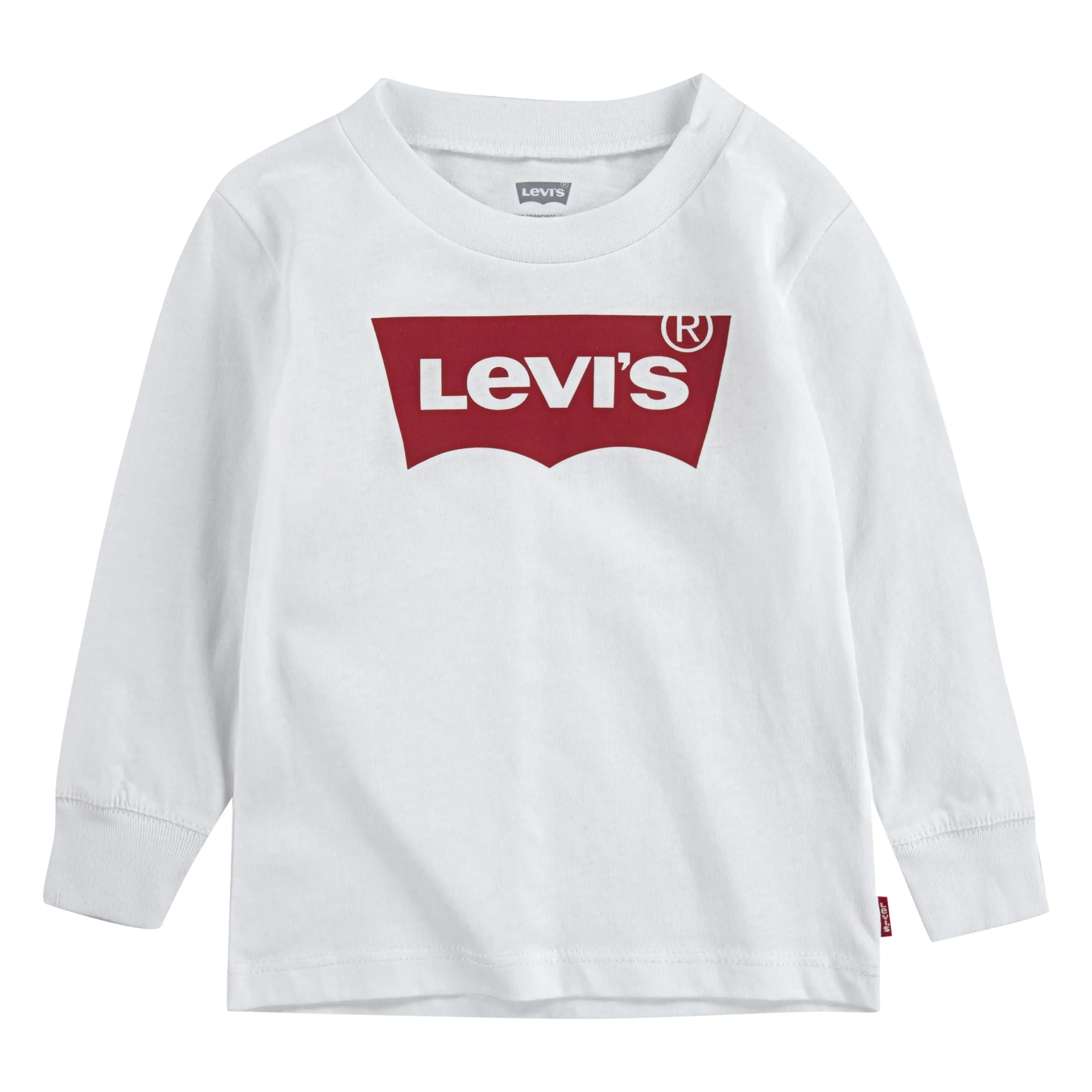 Levi's Lvb L/S Batwing Tee 6e8646, Maglietta a manica lunga Bambini e ragazzi, Bianco, 2 anni
